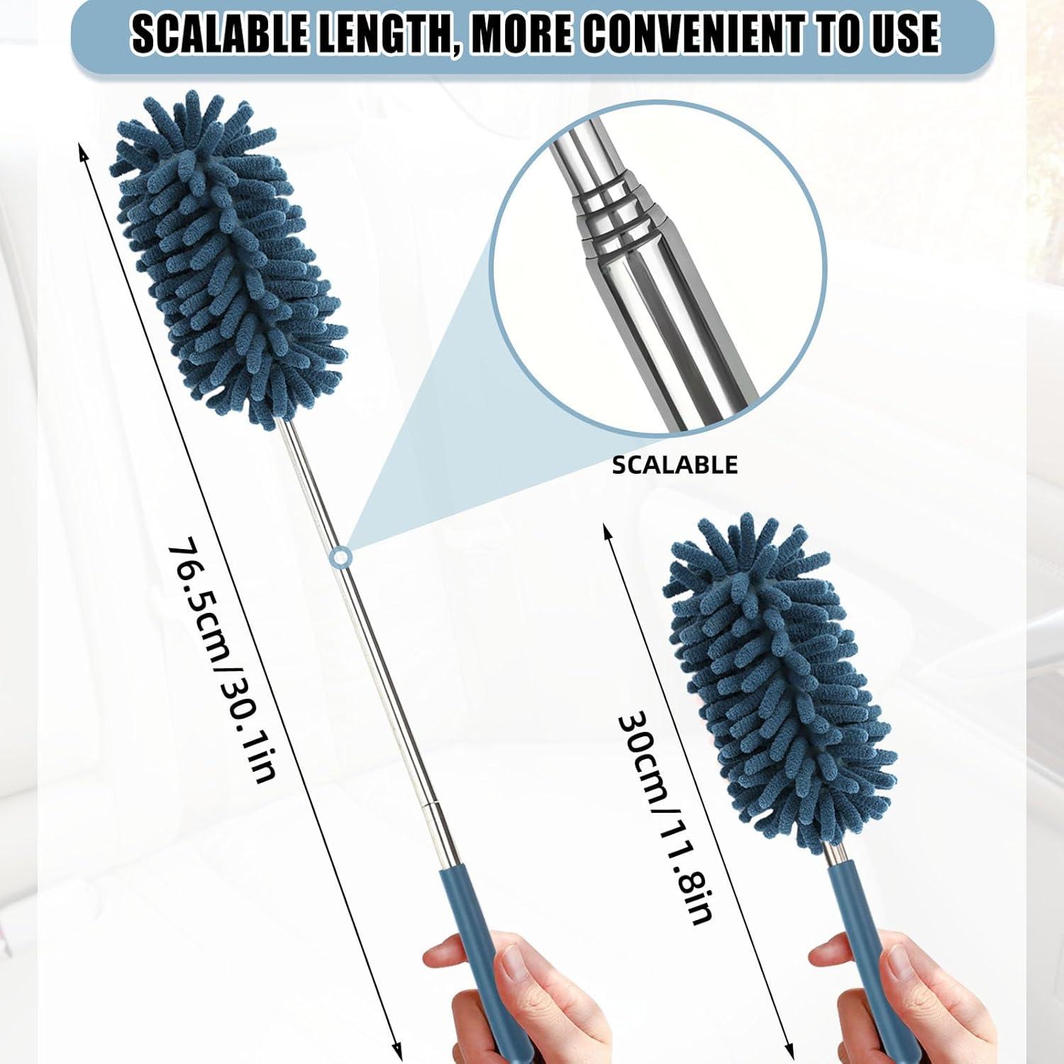 Duster de Interior para Coche CCREDONE 2 Pcs Polo Extensible