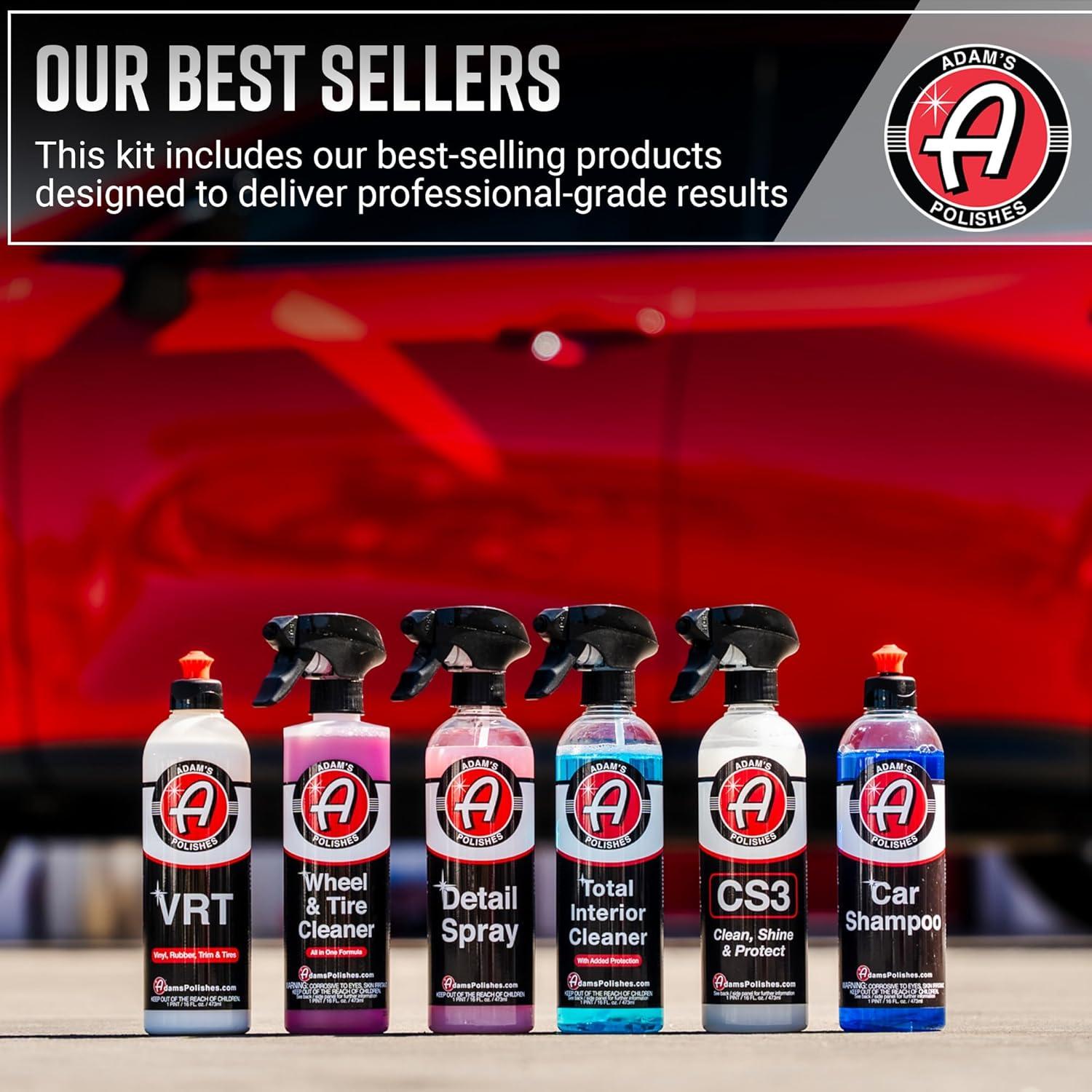 Kit Esencial de Lavado de Autos Adam's Polishes - 6 Artículos