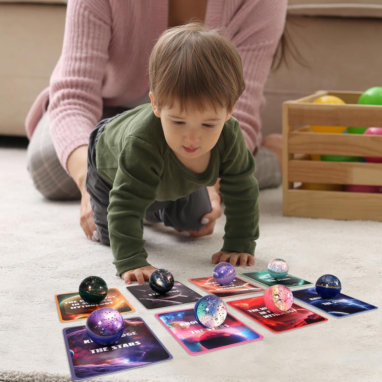 Pllieay 16PCS Juguetes del Espacio Galáctico para Niños