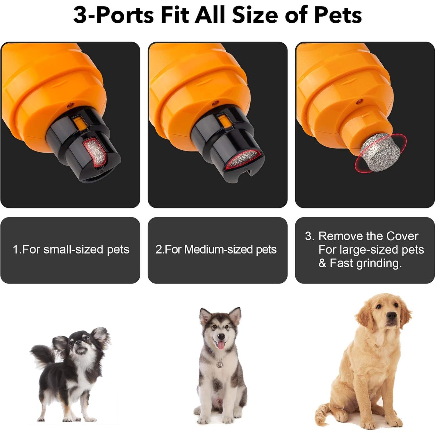 Molinillo de Uñas Eléctrico Casfuy N30 con 2 Luces LED