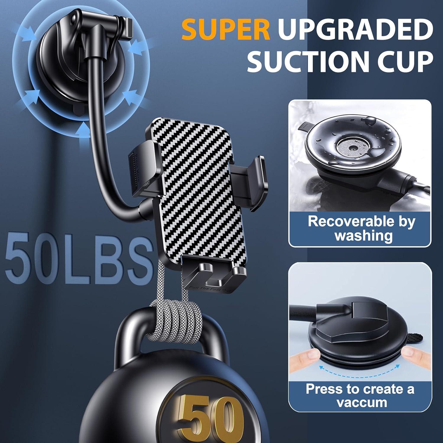 Soporte para Teléfono de Coche BIPOPIBO Cuello Flexible Antivibración