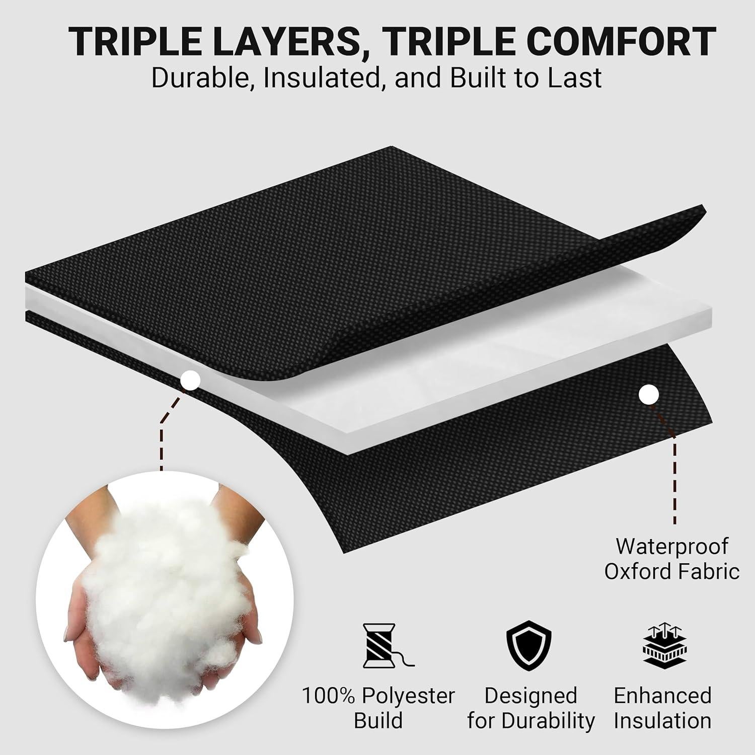 Cortina Térmica Aislante Magnética TemperDoor 32x80 cm Negra