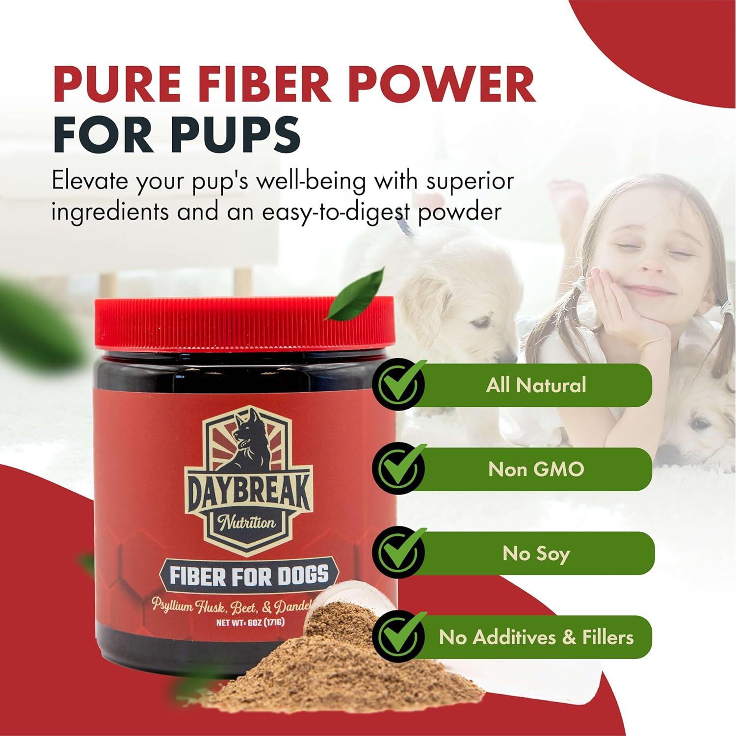 Fibra para Perros Nutrición Daybreak 170g - Psyllium y Prebióticos