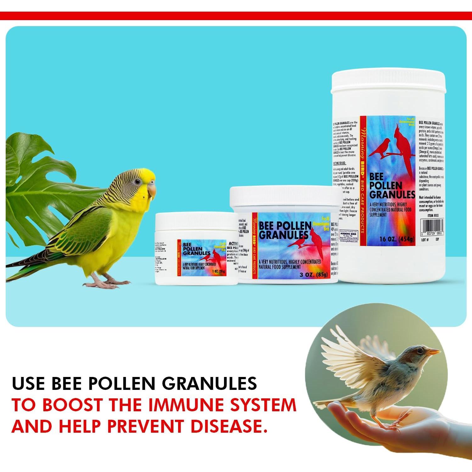 Gránulos de Polen de Abeja Morning Bird 28.35 g - Suplemento Energético