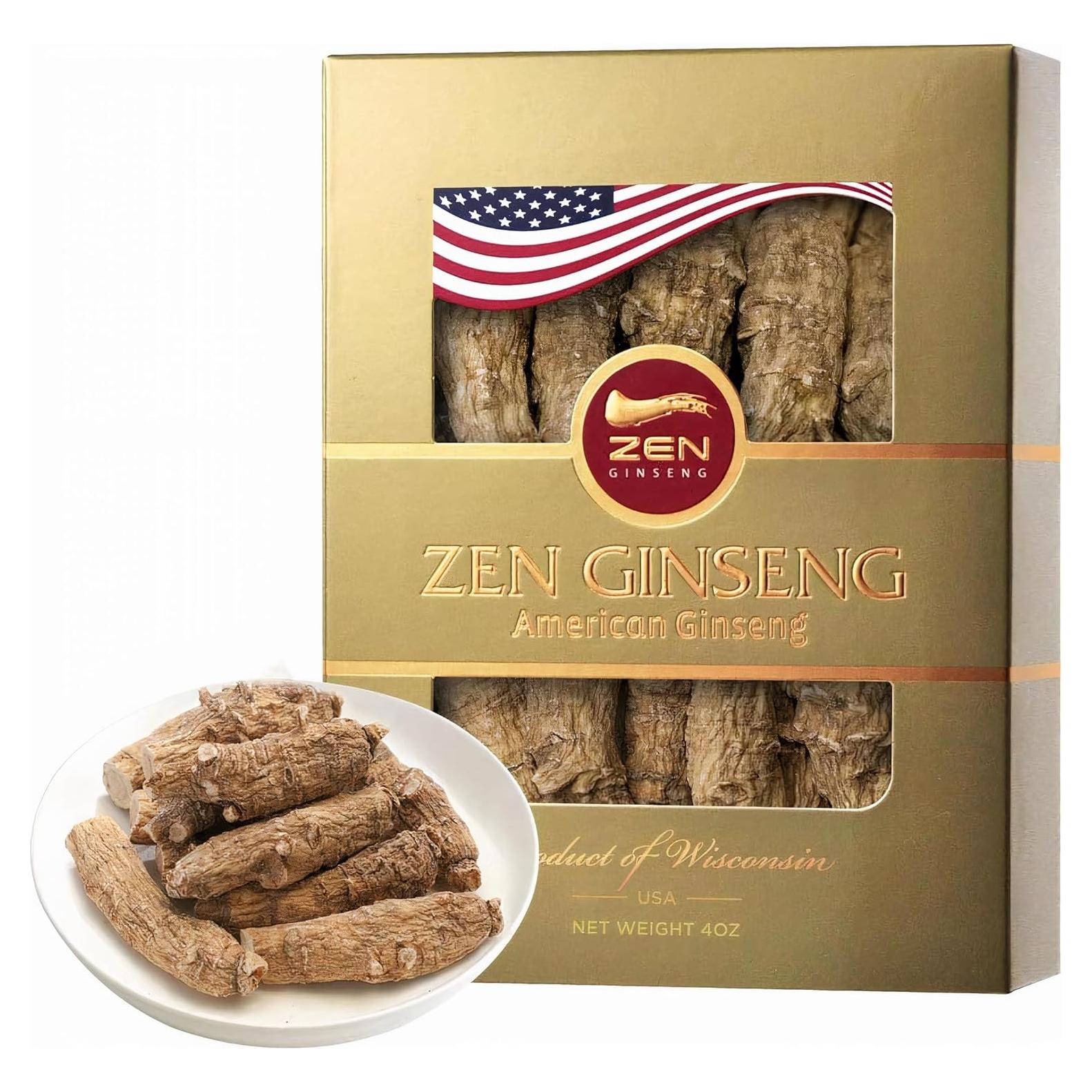 Raíz de Ginseng Americano Zen Ginseng 113.4g - Energía y Salud