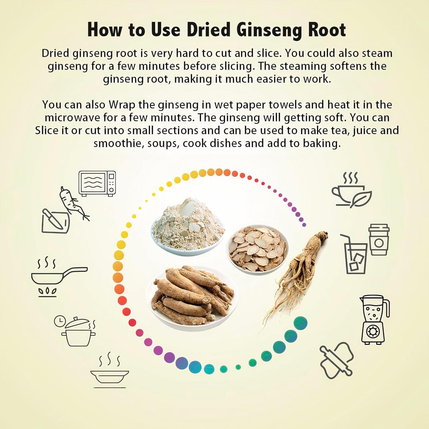 Raíz de Ginseng Americano Zen Ginseng 113.4g - Energía y Salud