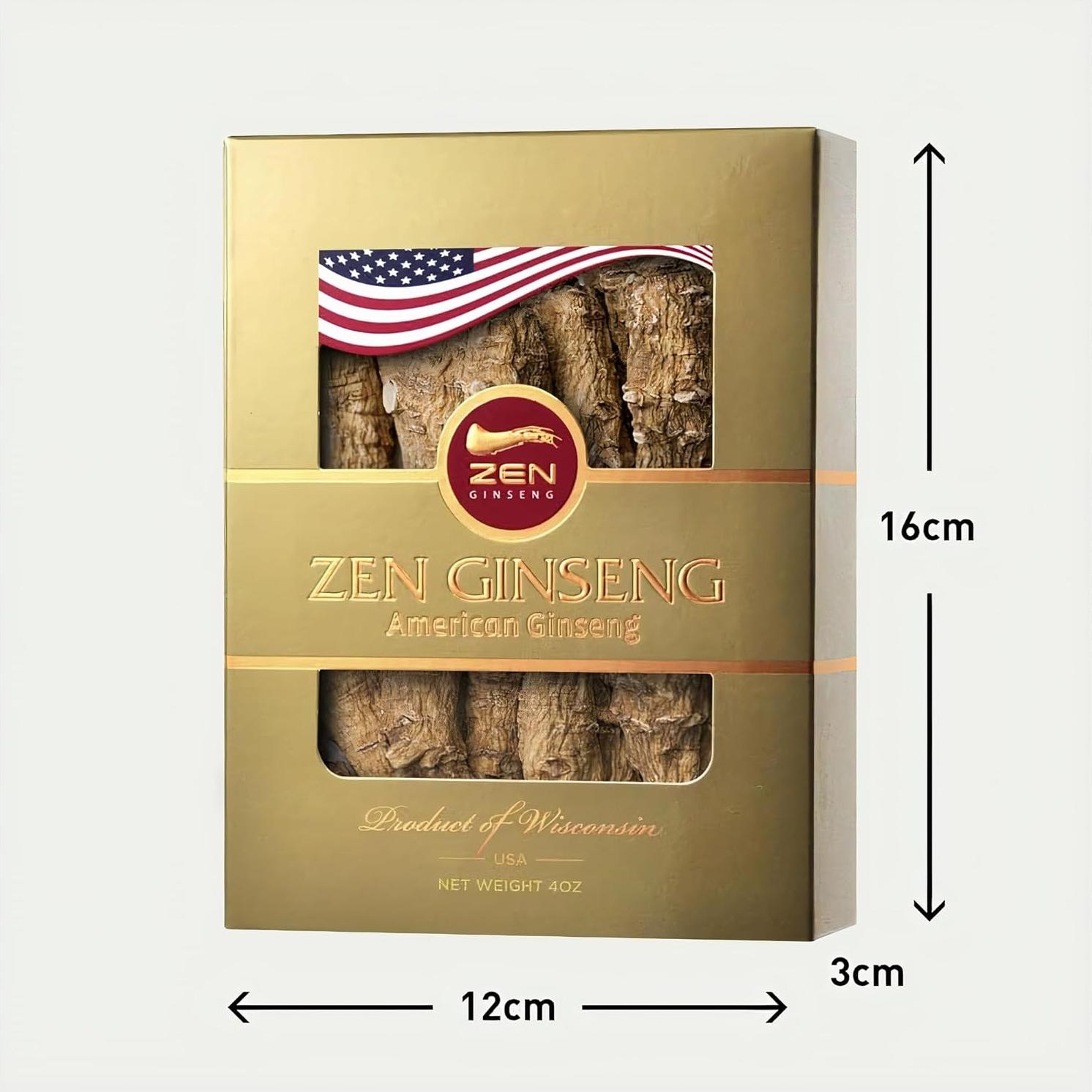 Raíz de Ginseng Americano Zen Ginseng 113.4g - Energía y Salud