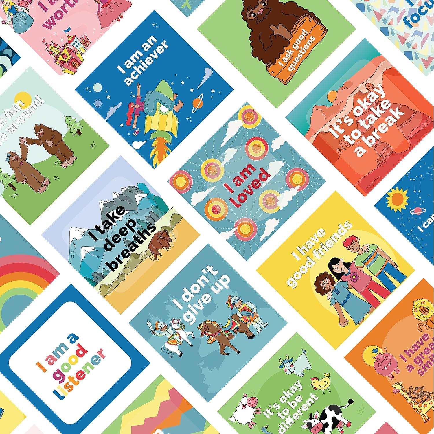 Juego de Cartas de Afirmación Fun Feels Good! para Padres e Hijos