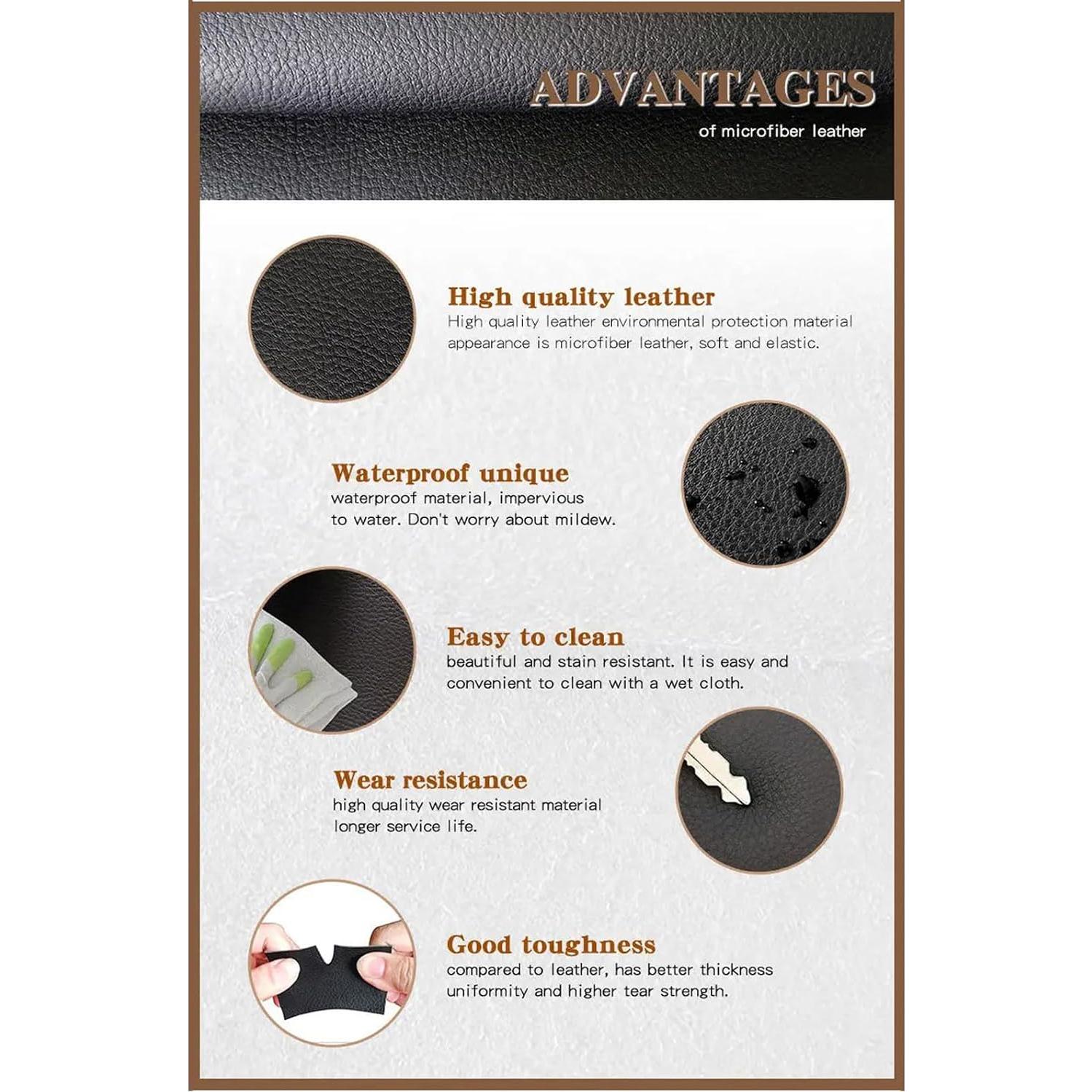 Funda de Asiento de Cuero Sintético Beige Subaru Outback 2015-2017