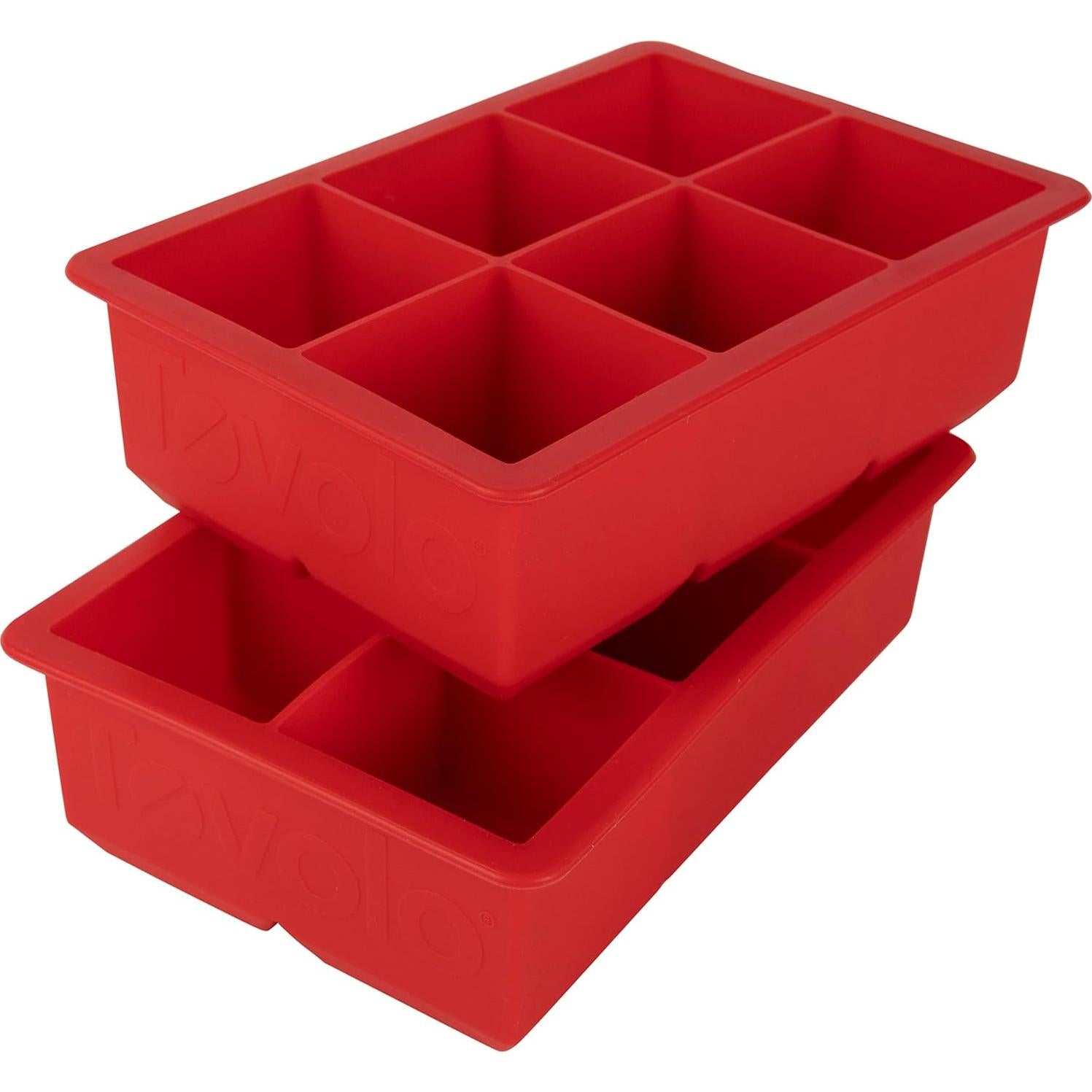 Molde de Hielo Tovolo King Cube 2" Silicona BPA Libre - Set de 2