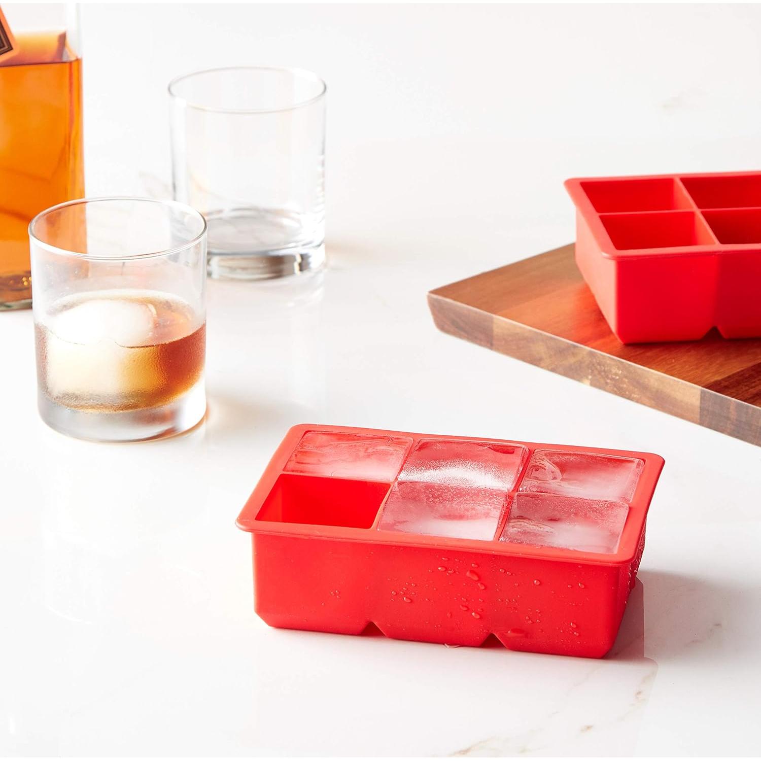 Molde de Hielo Tovolo King Cube 2" Silicona BPA Libre - Set de 2