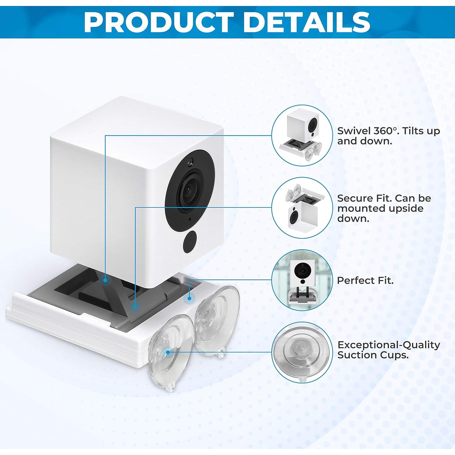 Soporte de Succión Arthon para Cámara v2 - Montaje 360°