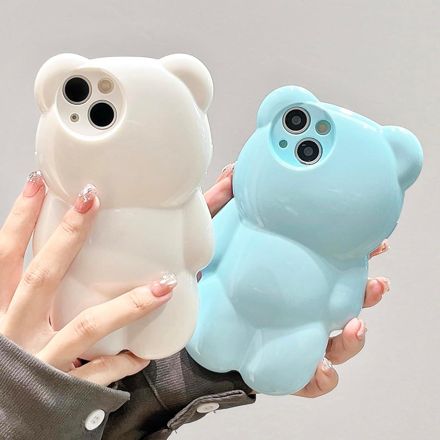 Funda de Silicona Suave Losin para iPhone 14 Pro Max Kawaii 3D