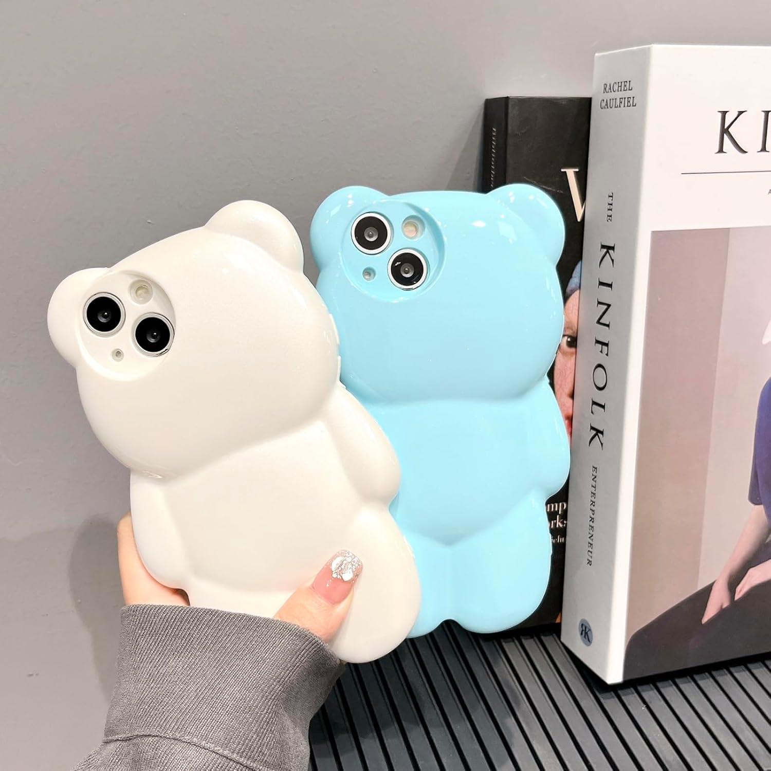 Funda de Silicona Suave Losin para iPhone 14 Pro Max Kawaii 3D