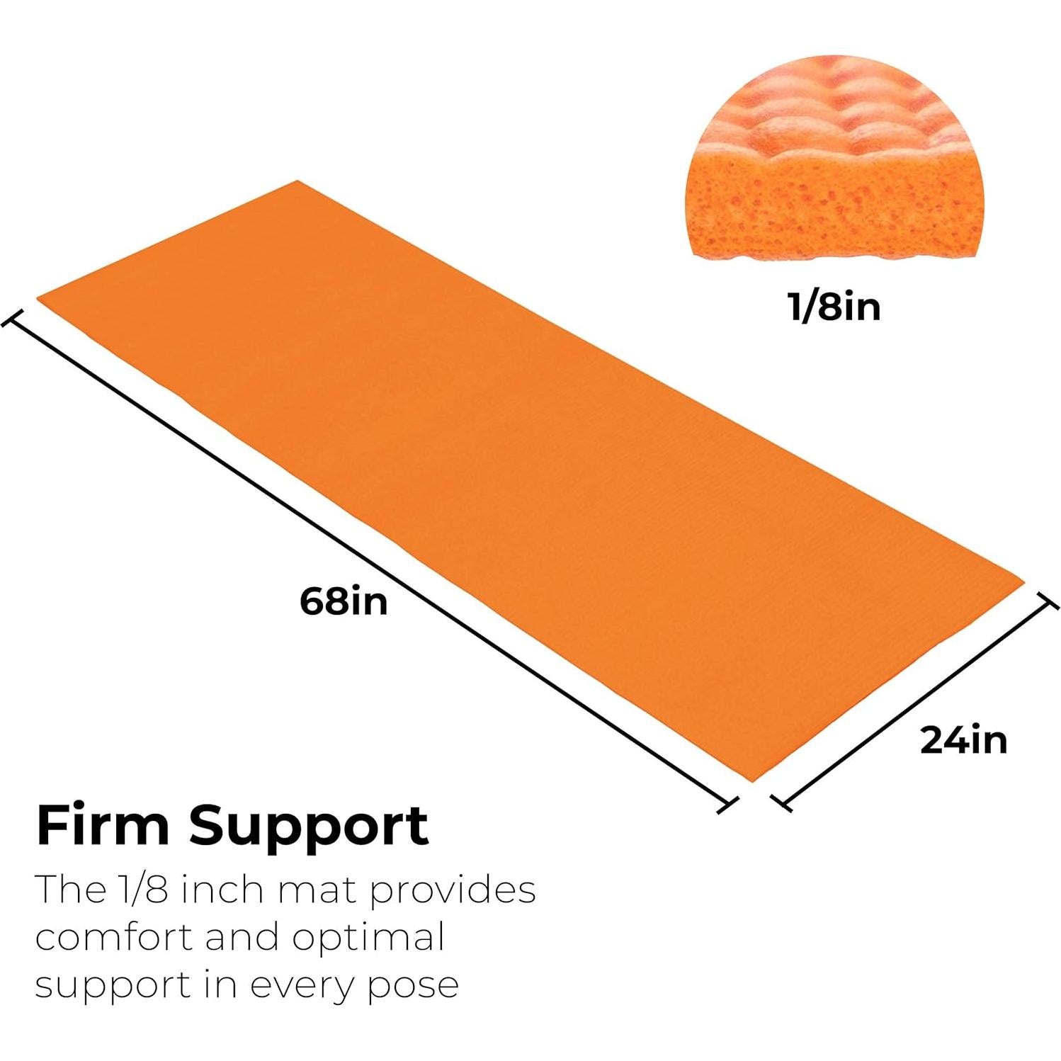 Paquete de 10 Esteras de Yoga Hello Fit Antideslizantes 4mm