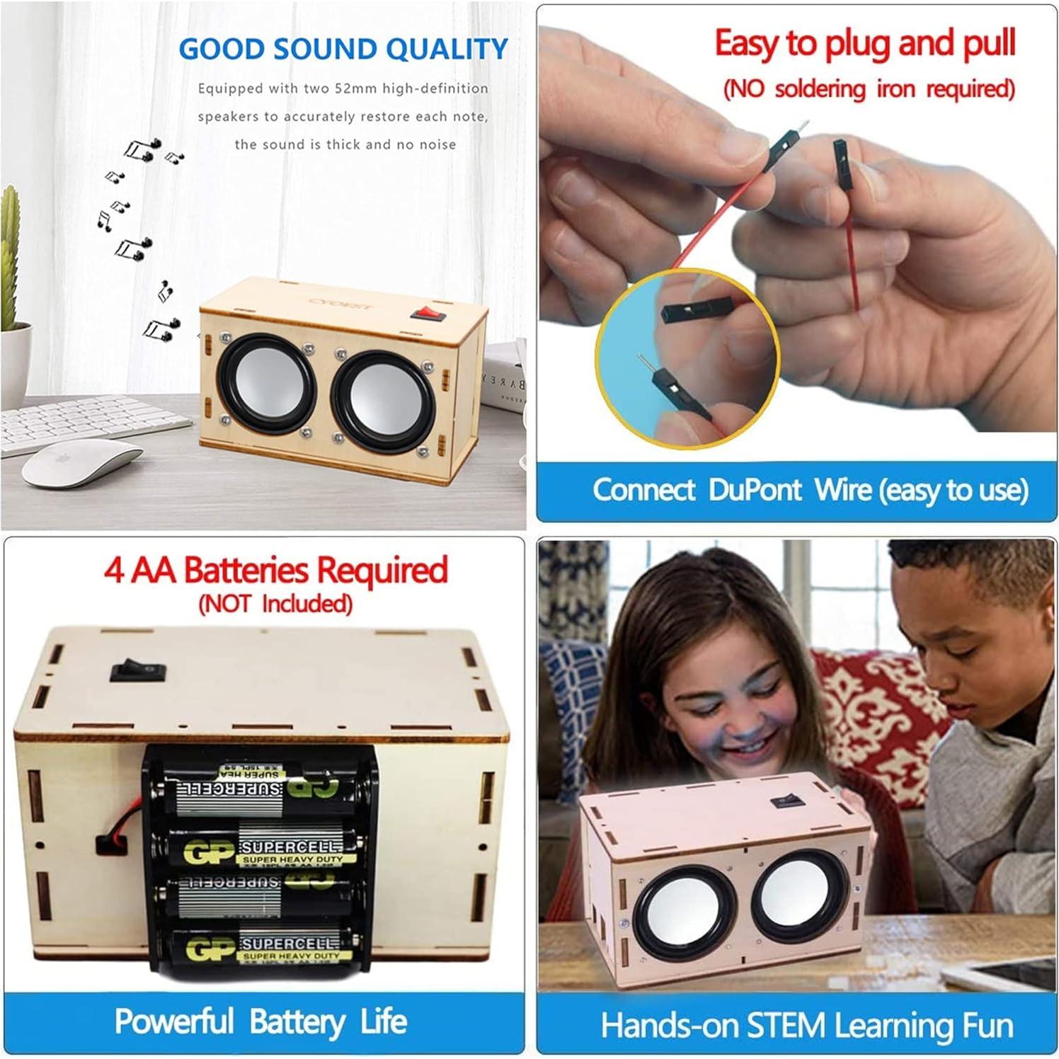 Kit DIY Altavoz Bluetooth CYOEST para Niños y Adultos 3W