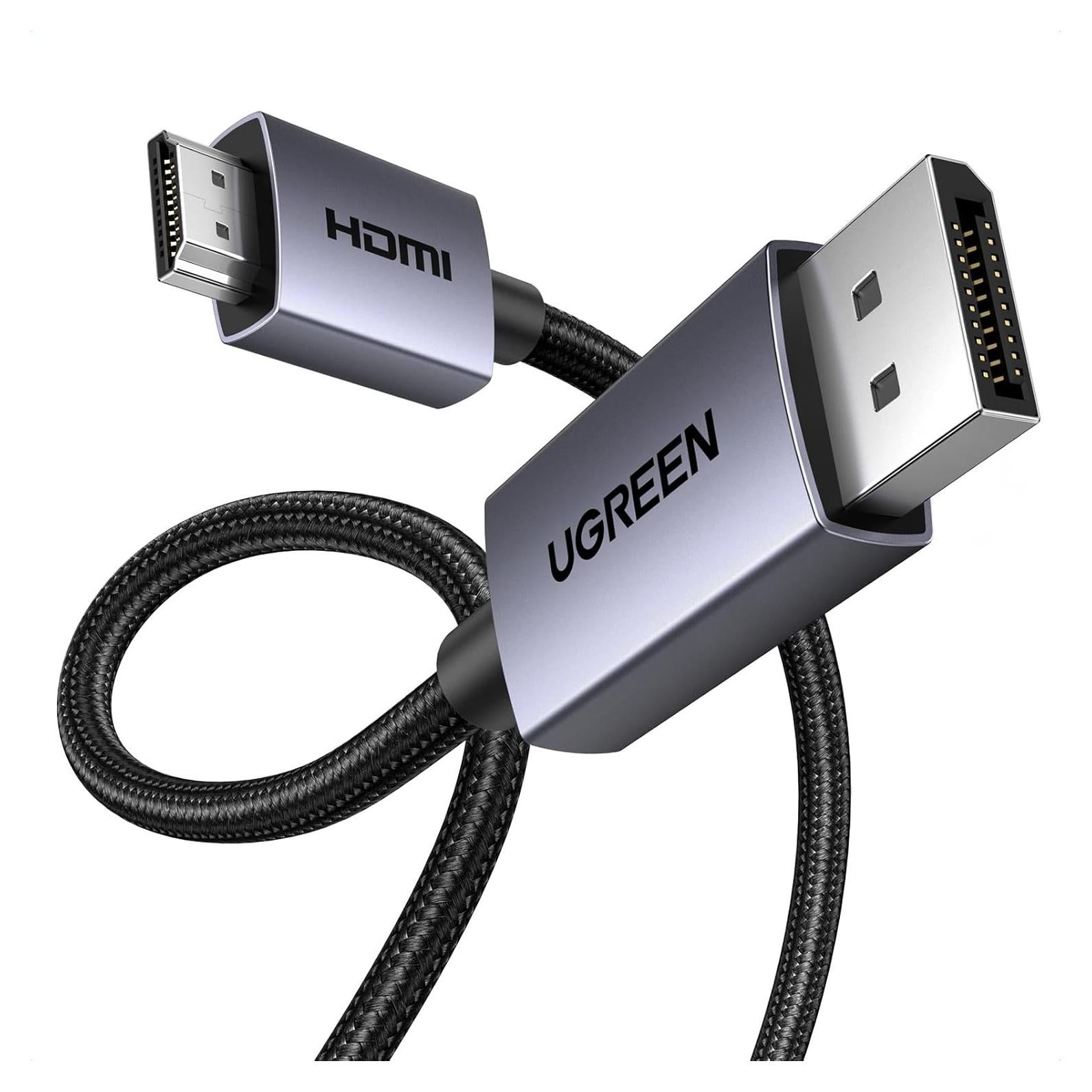 Cable DisplayPort a HDMI UGREEN 1.0m 4K 1080P@120Hz