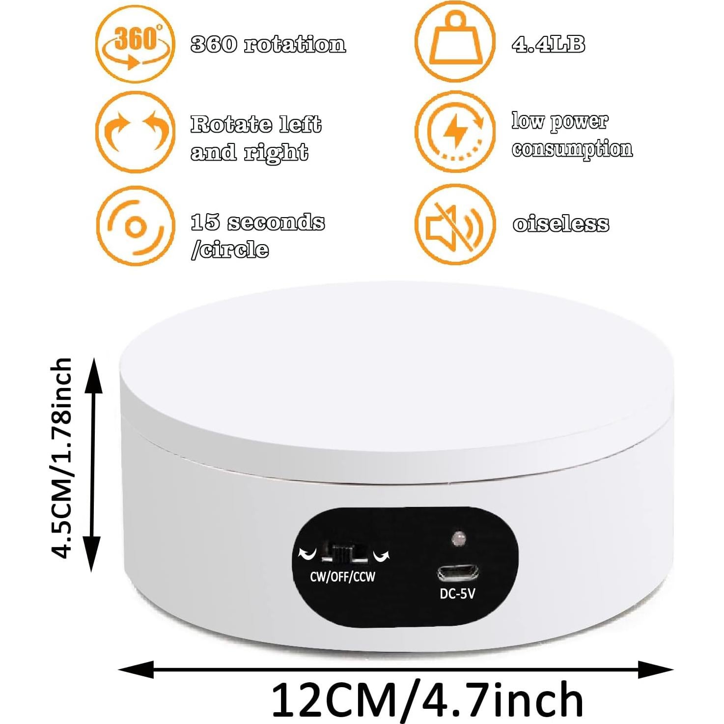 Soporte Giratorio YVV ND-120 para Tazas 360° Automático