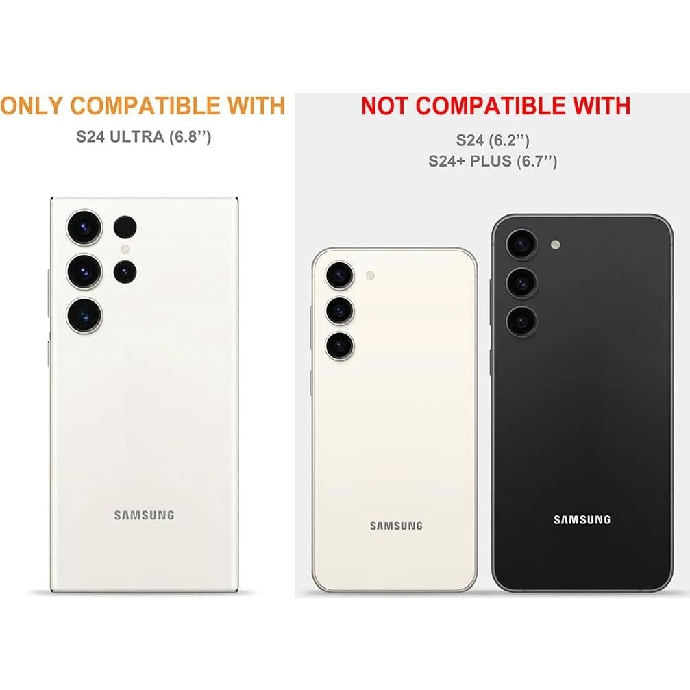 Funda protectora Samsung Galaxy S24 Ultra CCFUNCASE clara arte