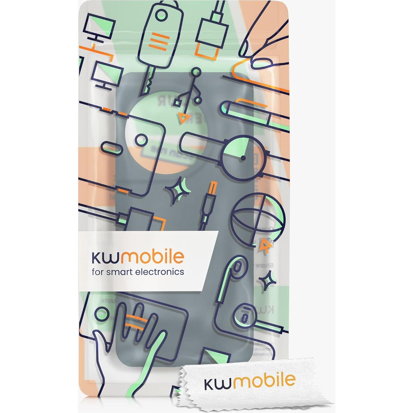 Funda de Silicona TPU kwmobile para OnePlus 11 - Pizarra Oscura