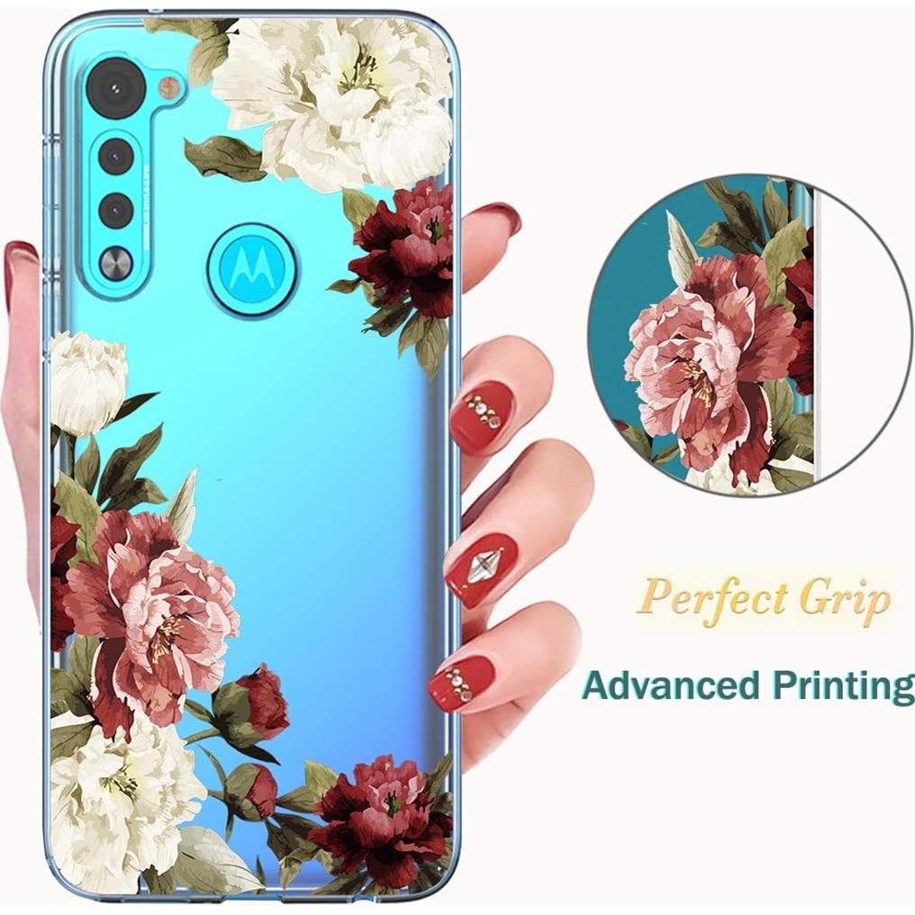 Funda TPU Transparente para Motorola Moto G Stylus 2020 - Flor de Floración