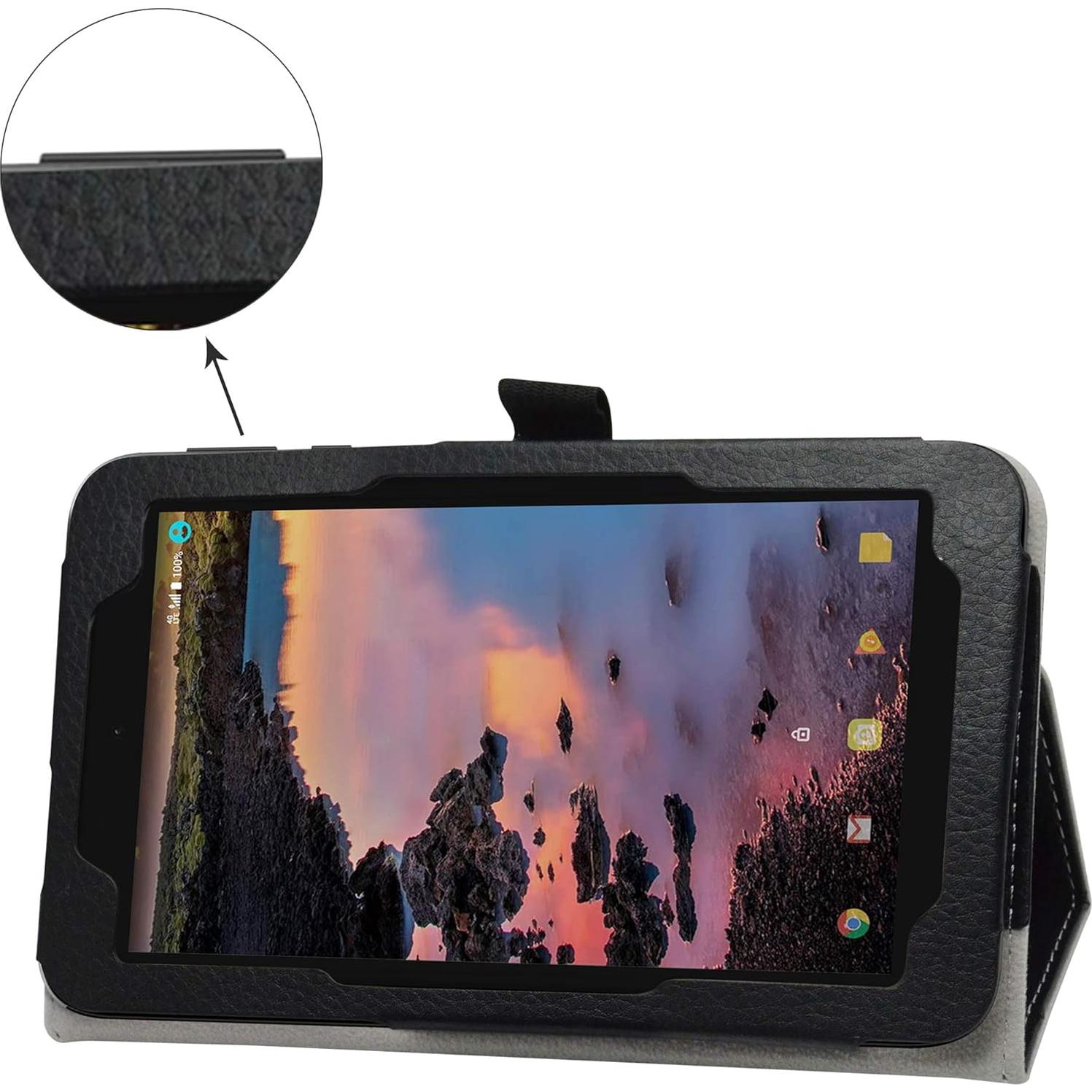 Funda Plegable Alcatel OneTouch Pixi 7 Mama Mouth Negro