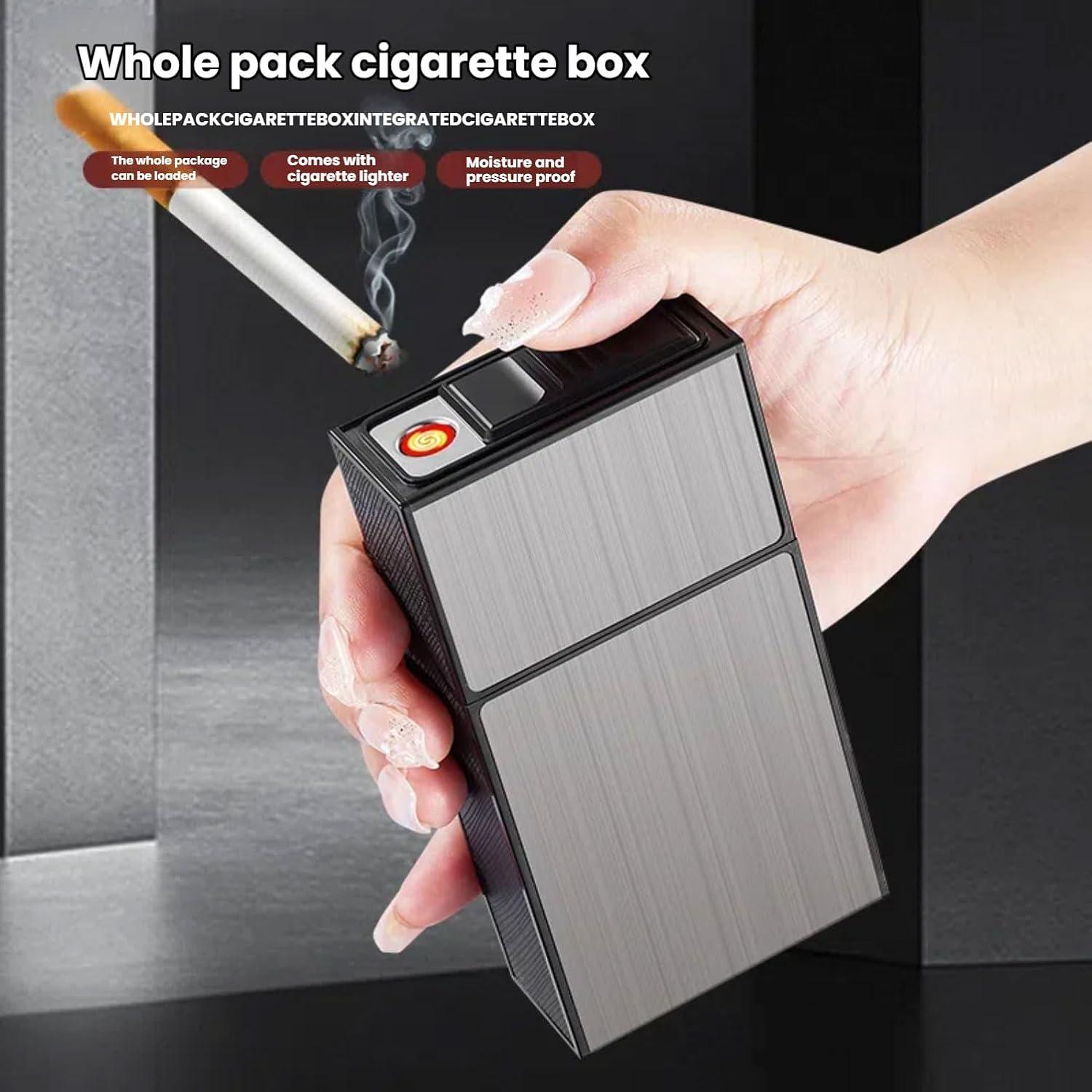 Estuche para Cigarrillos YiokJiar con Encendedor Eléctrico 100mm