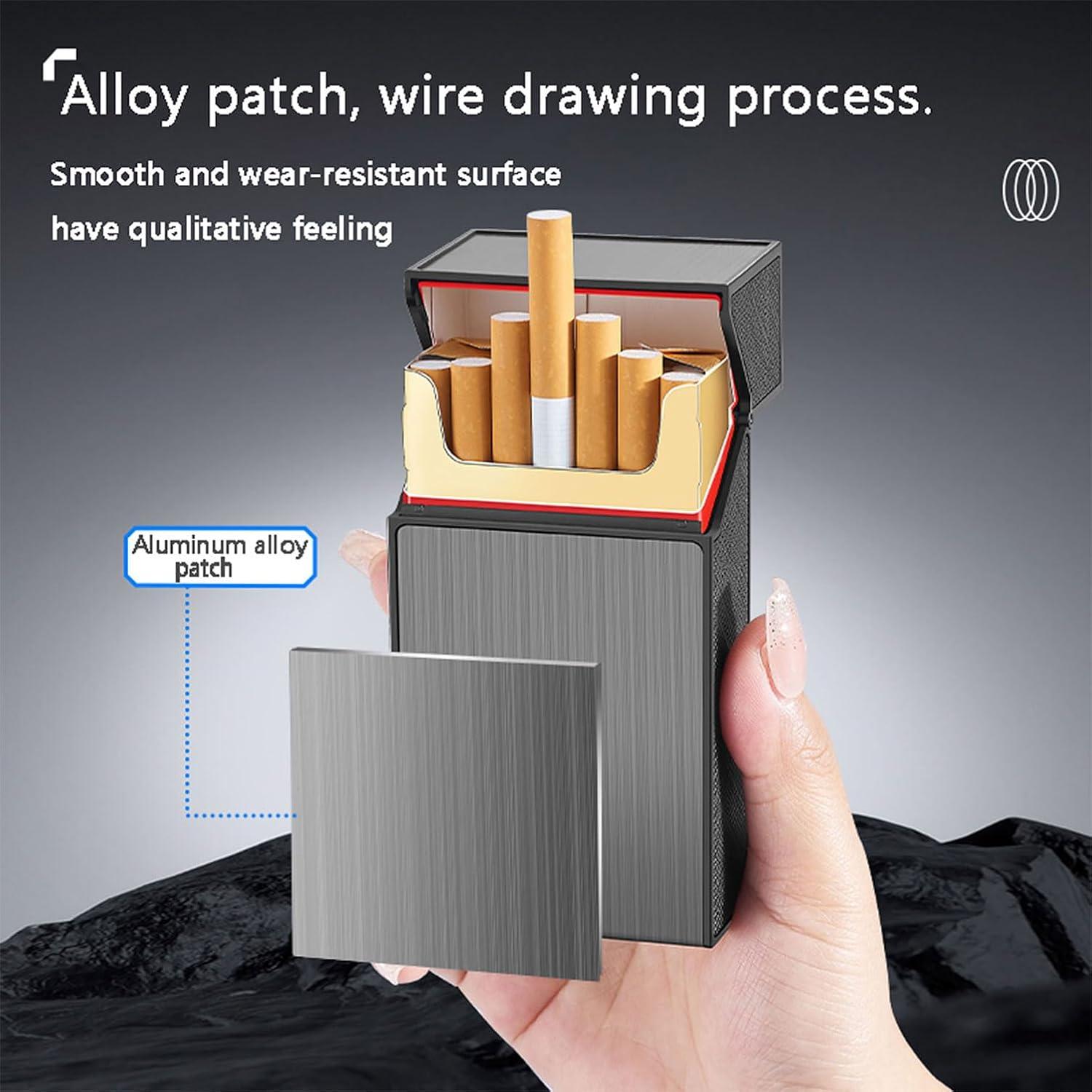 Estuche para Cigarrillos YiokJiar con Encendedor Eléctrico 100mm