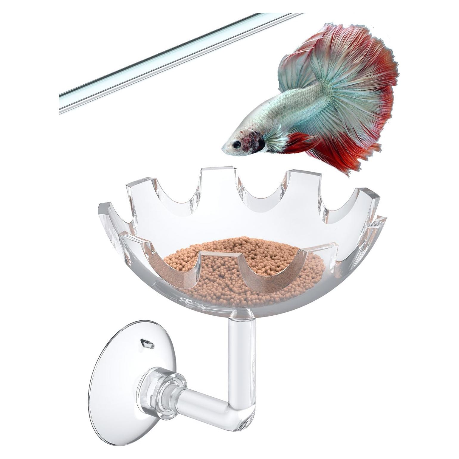 Plato de Alimentación para Camarones Pawfly en Forma de Flor