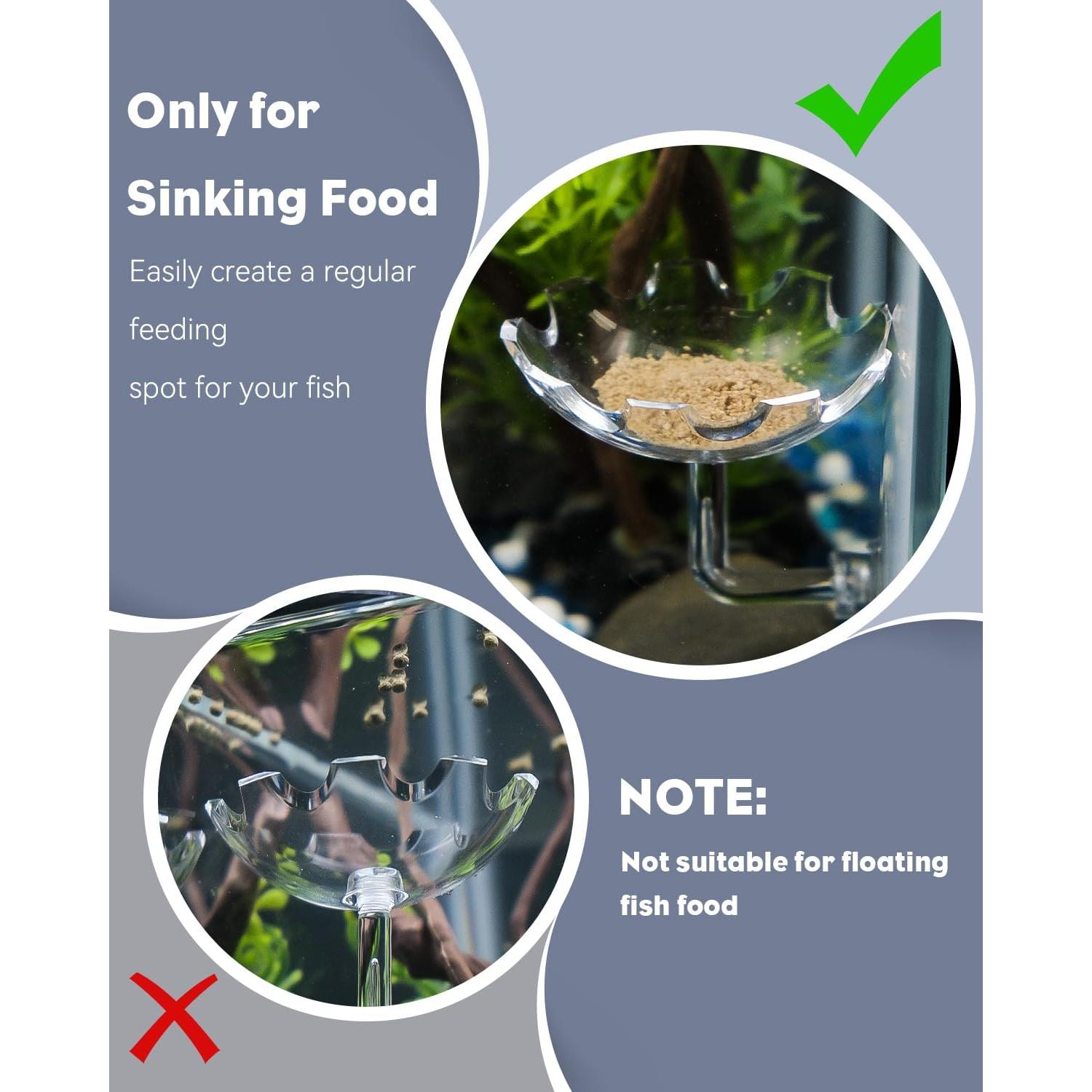 Plato de Alimentación para Camarones Pawfly en Forma de Flor