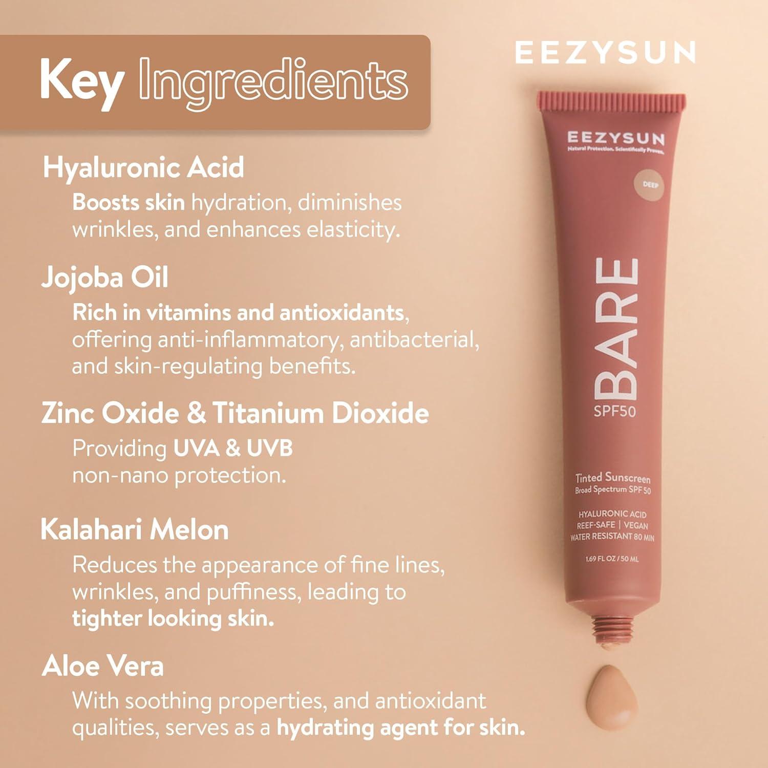 BARE Protector Solar Tinteado SPF 50 - No Graso 49.9 ml