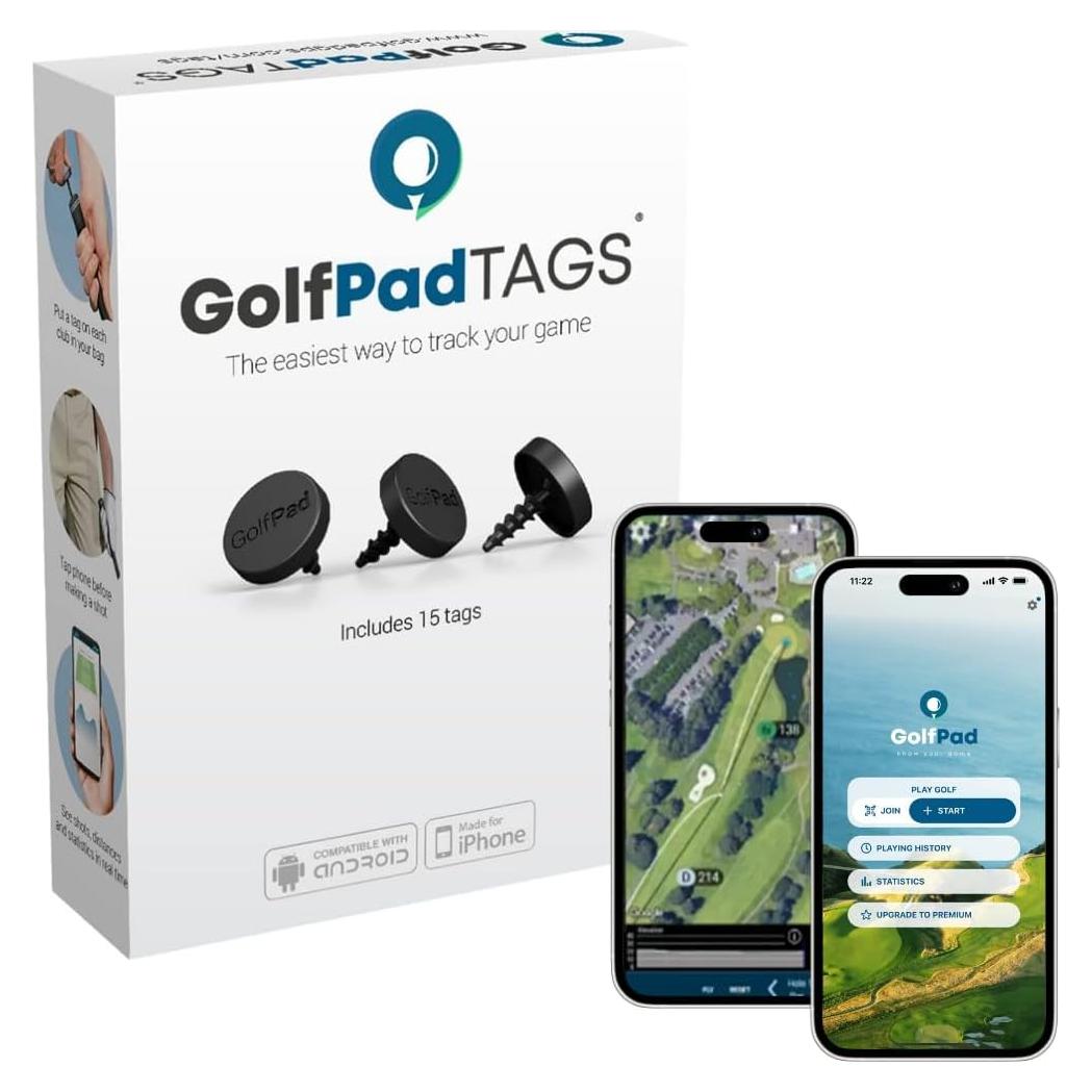 Sistema de Swing Automático Golf Pad TAGS - 15 Etiquetas