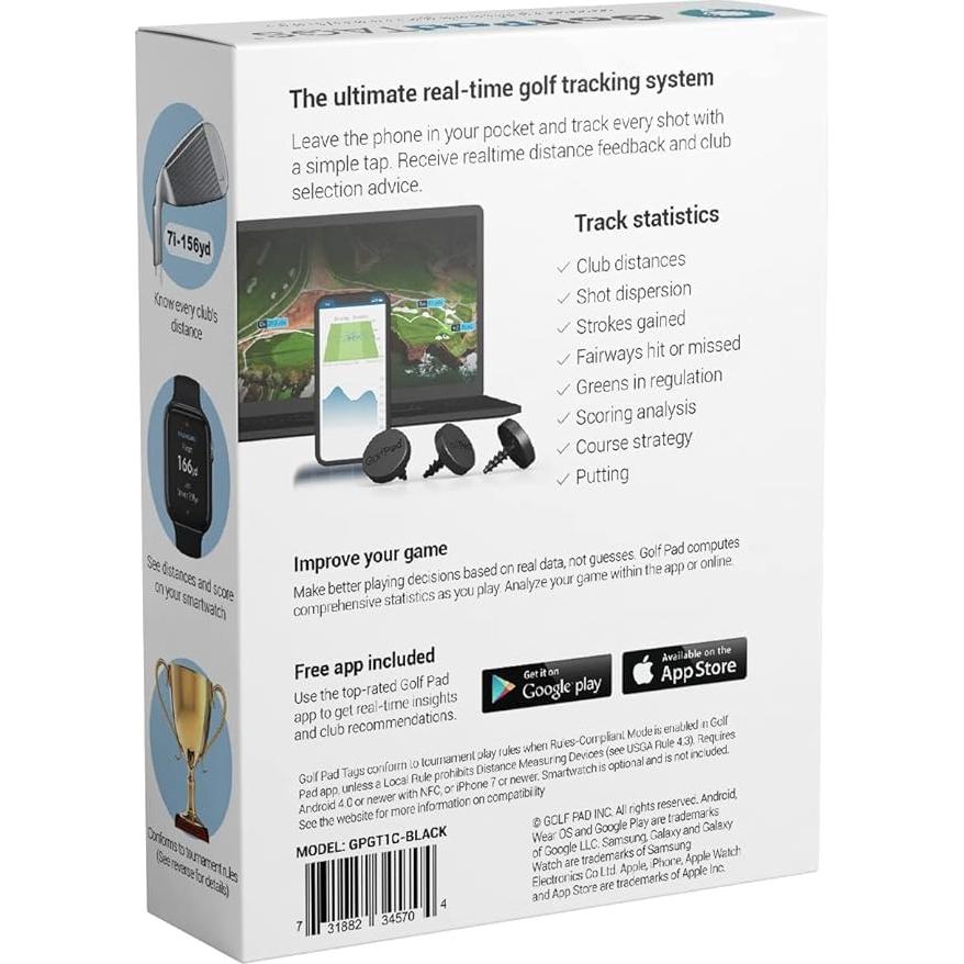 Sistema de Swing Automático Golf Pad TAGS - 15 Etiquetas