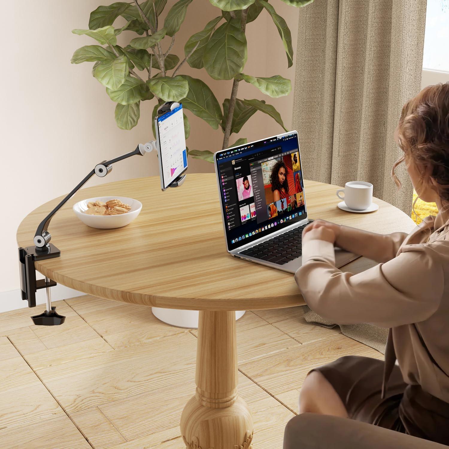 Soporte de Escritorio Ajustable Suptek YF208B para Teléfonos y Tablets 4.7-11"