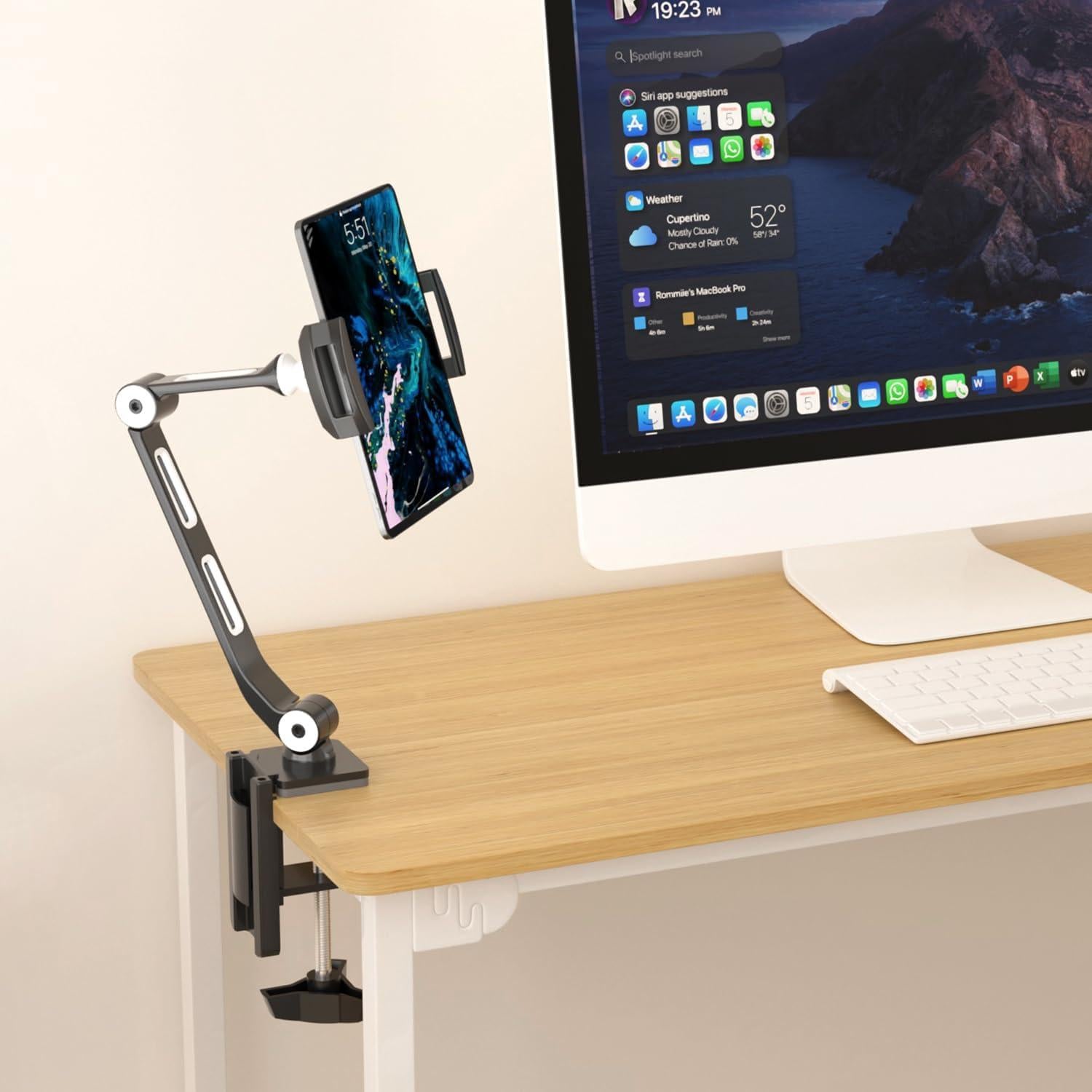 Soporte de Escritorio Ajustable Suptek YF208B para Teléfonos y Tablets 4.7-11"