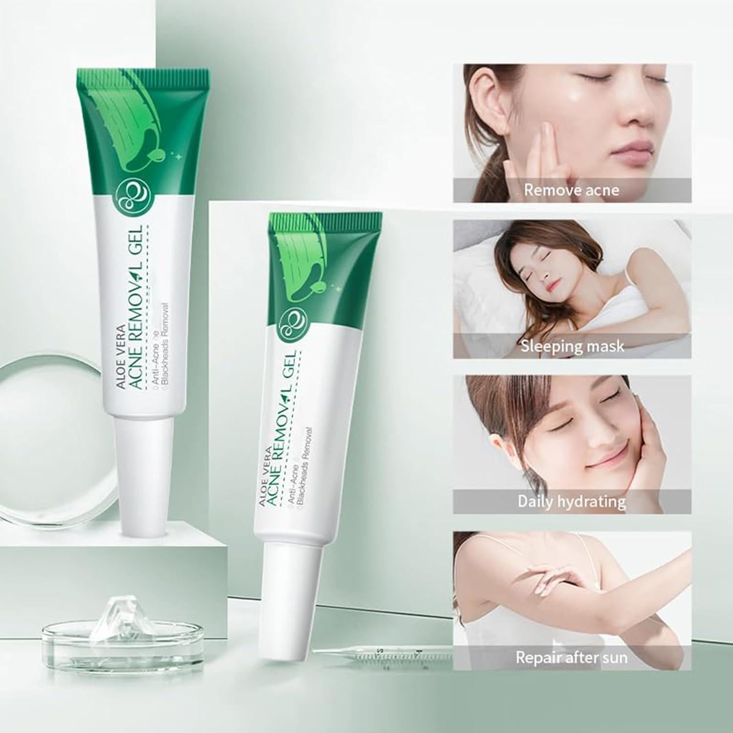 Gel de Aloe Vera Orgánico MIESCHER 68g Hidratante Facial y Corporal
