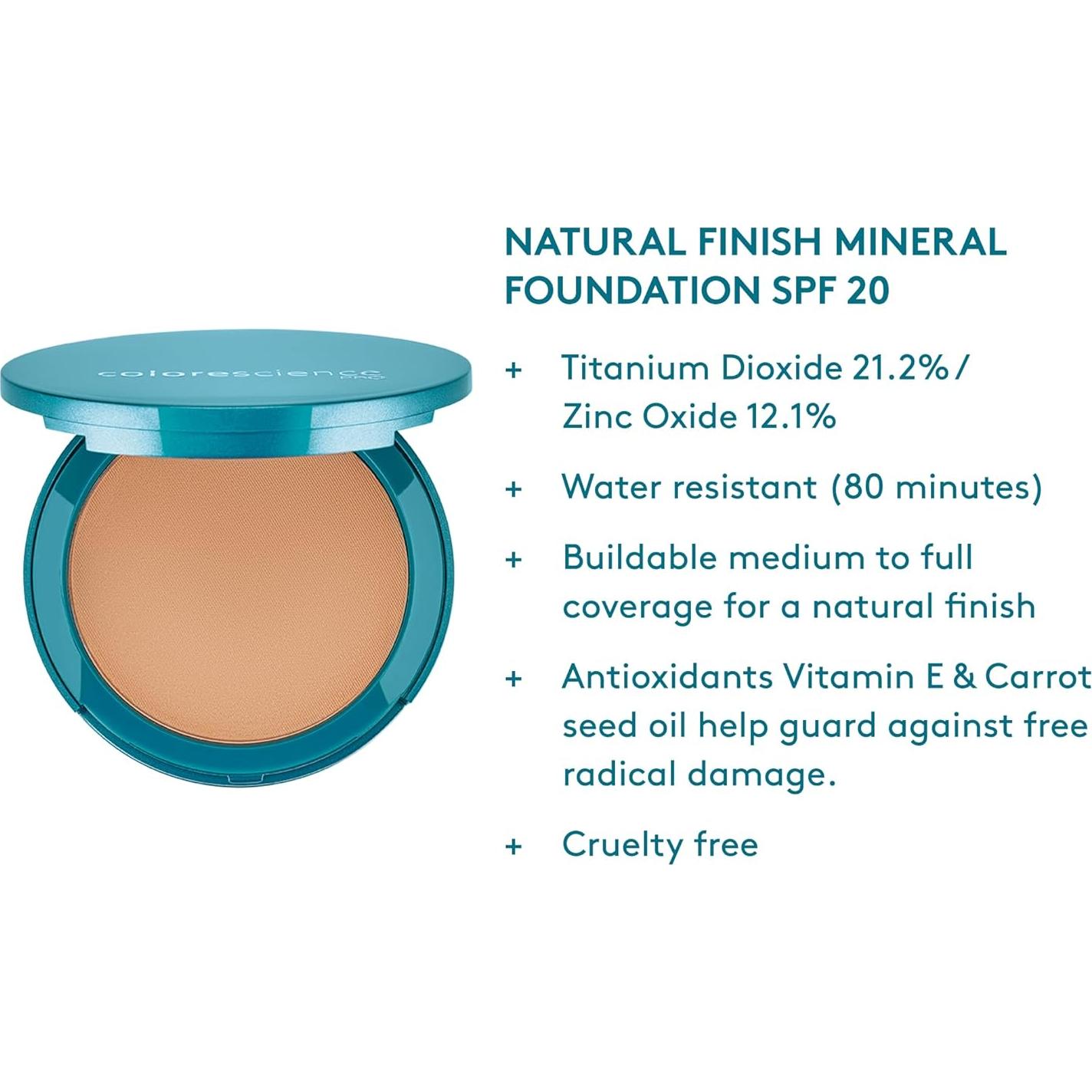 Base de Maquillaje Prensada Colorescience SPF 20 Moca Profundo