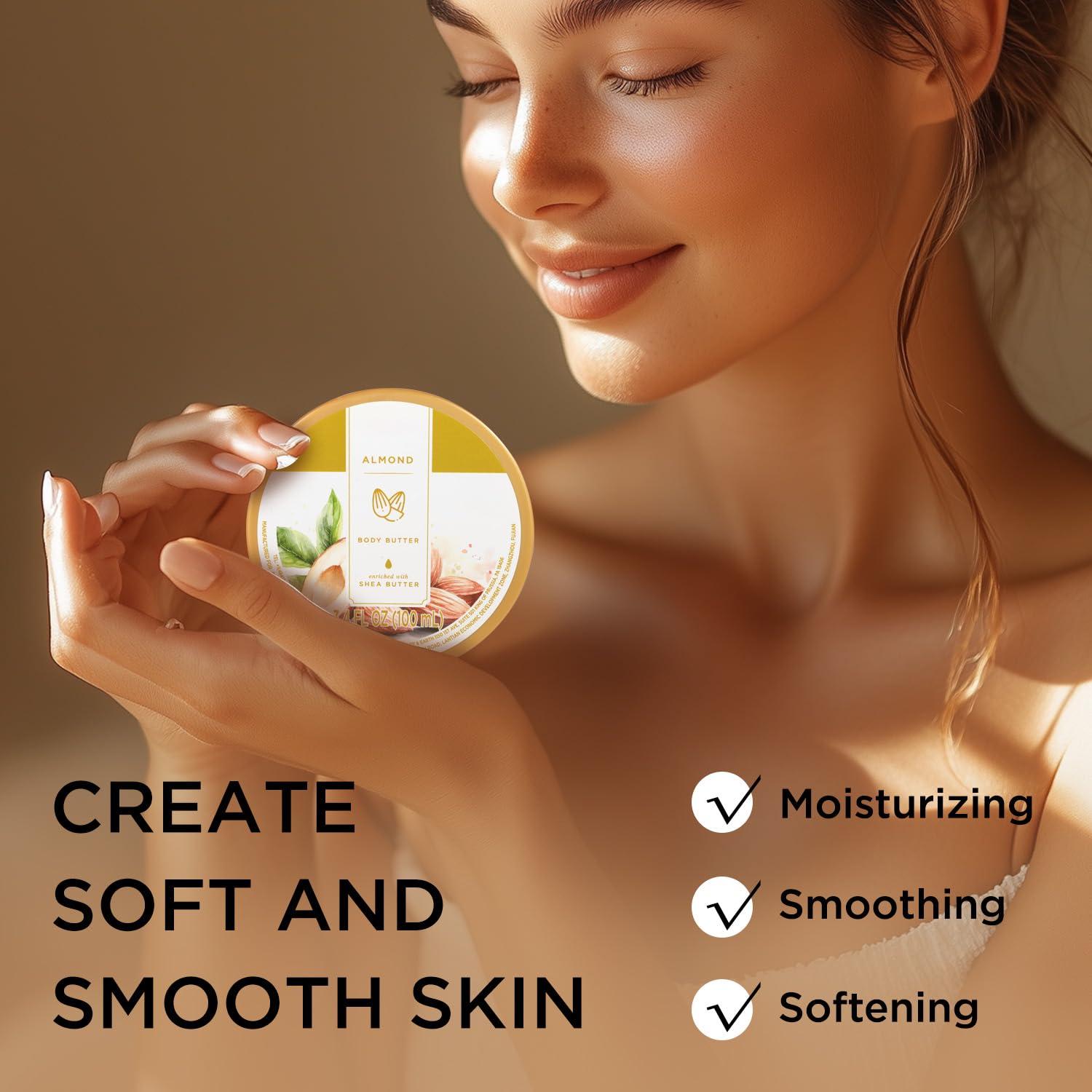 Manteca Corporal de Almendra Princess Belle 100g Hidratante