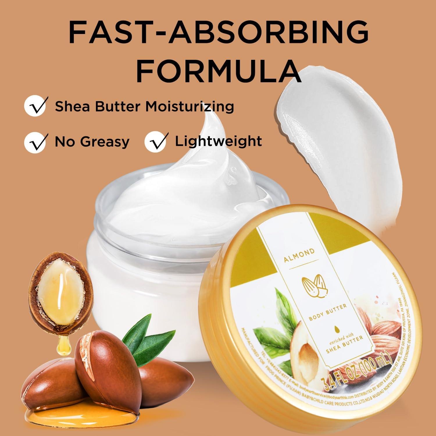 Manteca Corporal de Almendra Princess Belle 100g Hidratante