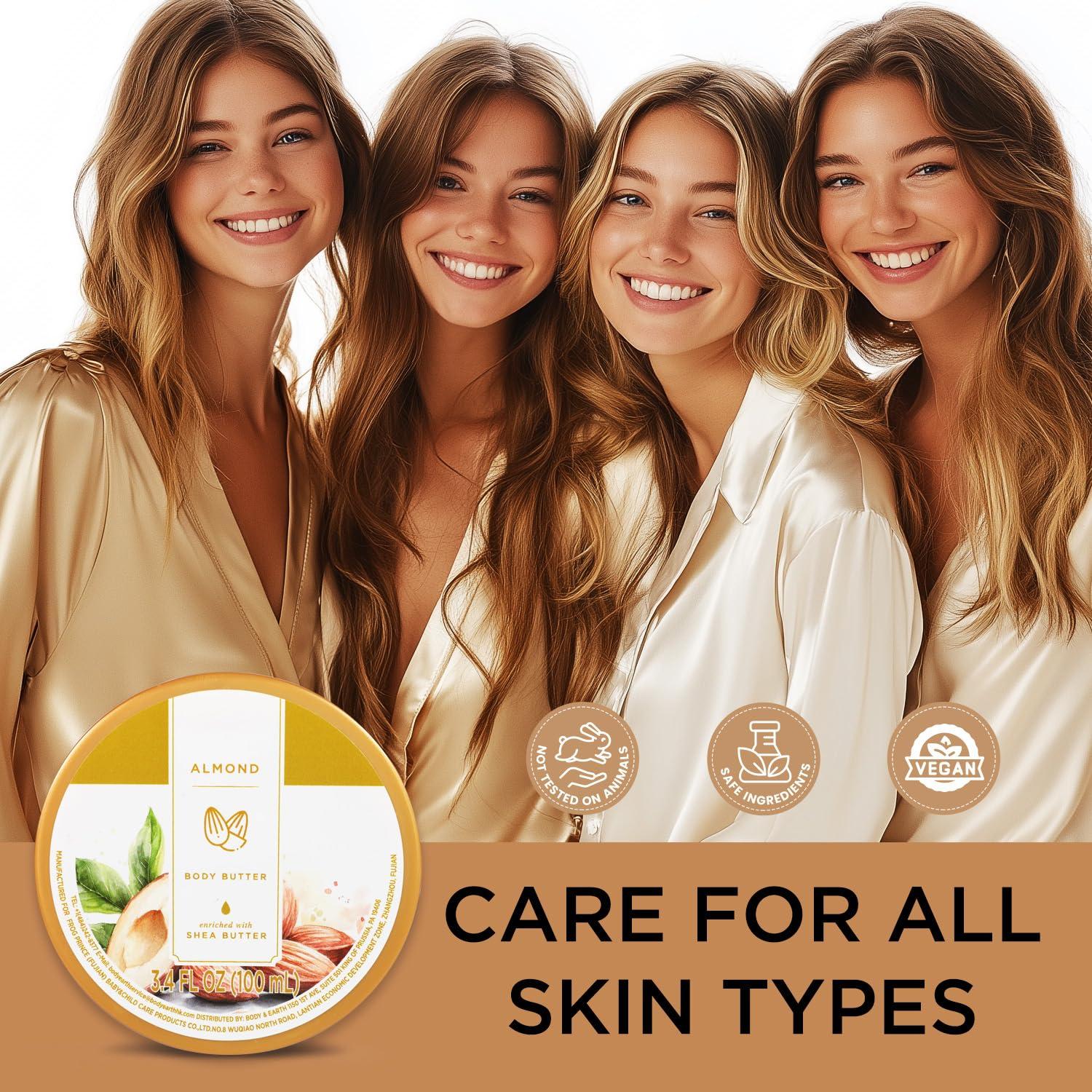 Manteca Corporal de Almendra Princess Belle 100g Hidratante