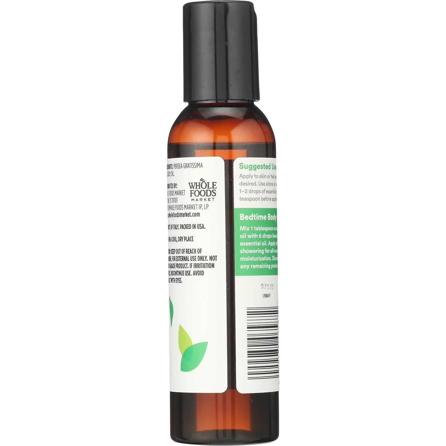 Aceite Corporal Restaurador de Aguacate 365 Whole Foods 118 ml