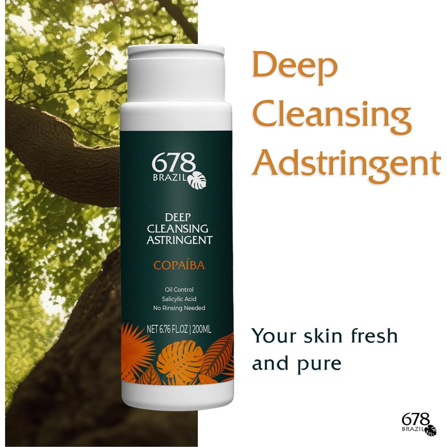 Lotion Astringente Limpiadora 678Brazil 200ml - Piel Grasa