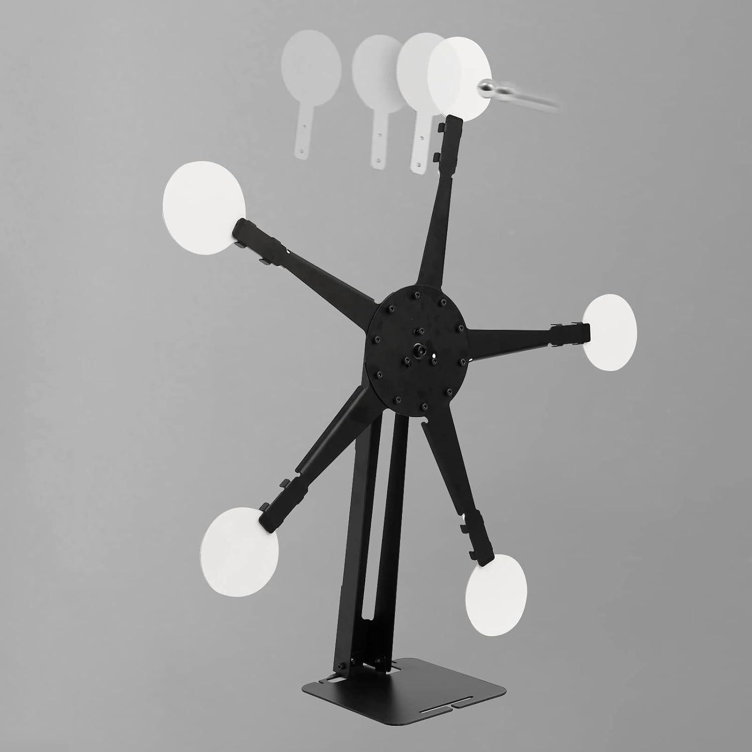 Soporte de Tiro Atflbox con 5 Placas de Acero para Airsoft