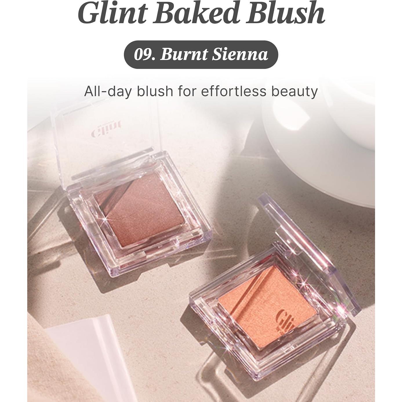 Rubor Horneado Glint Siena Quemada 2.4g - Maquillaje Coreano