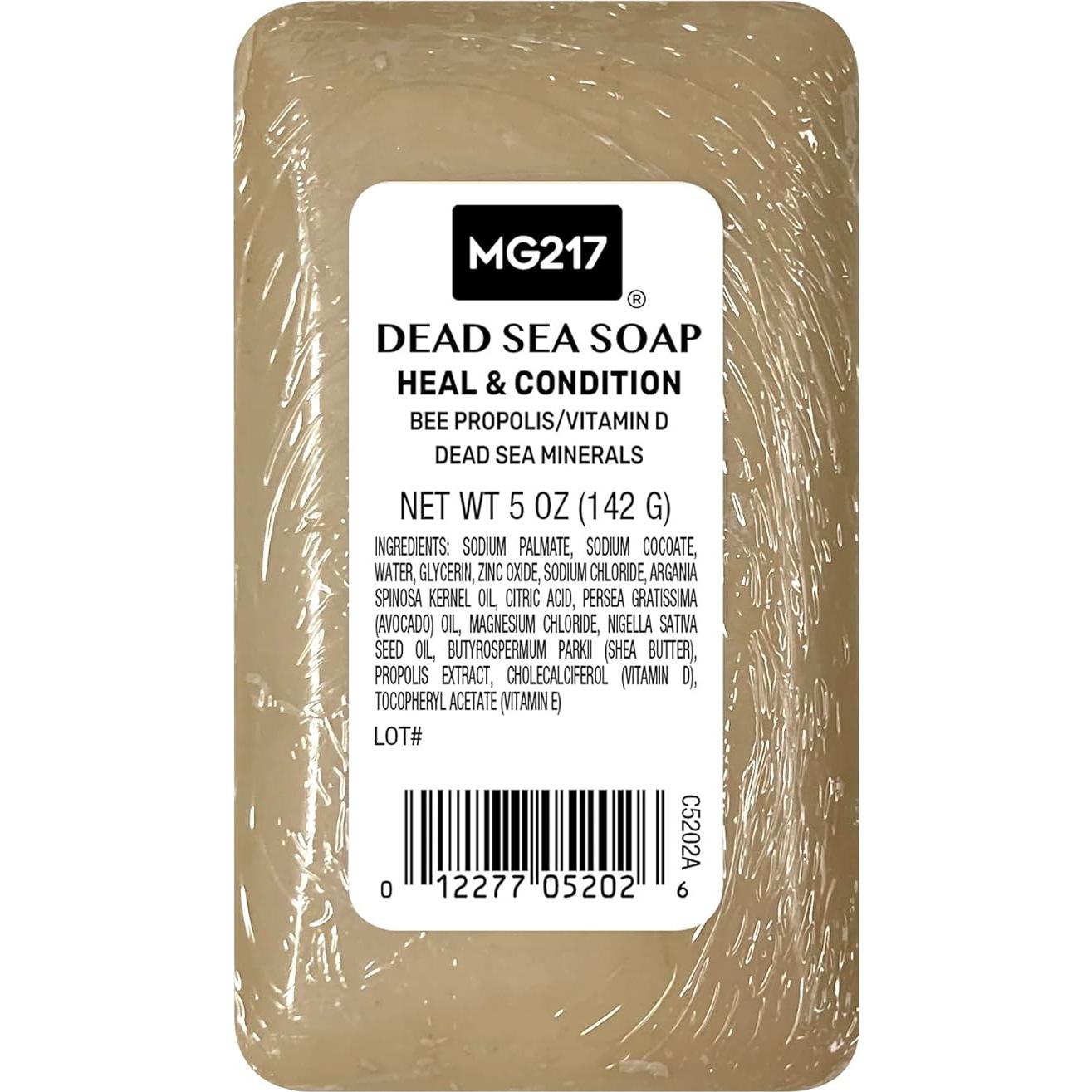 Jabón Exfoliante para Psoriasis MG217 142 g con Sal del Mar Muerto