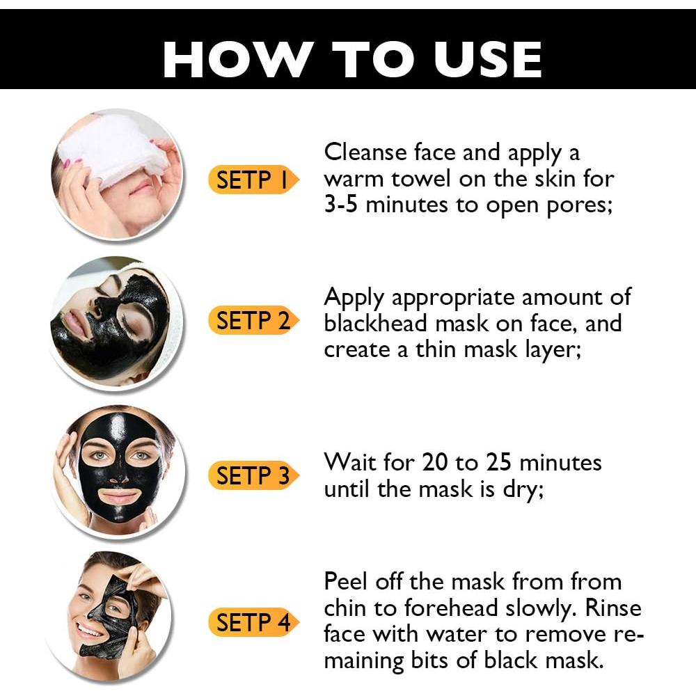 Mascarilla Facial Peel Off Carbón Activado FeiCuiYun 60g