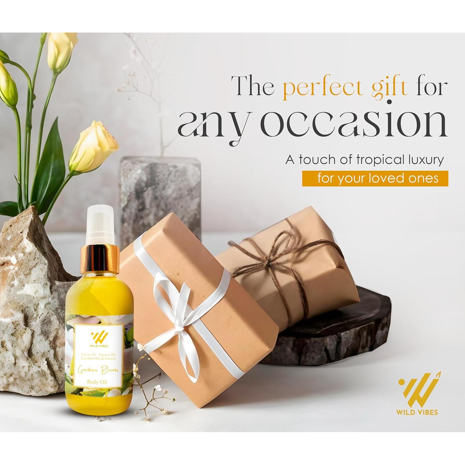 Aceite Corporal Orgánico Wild Vibes Gardenia Blooms 118 ml