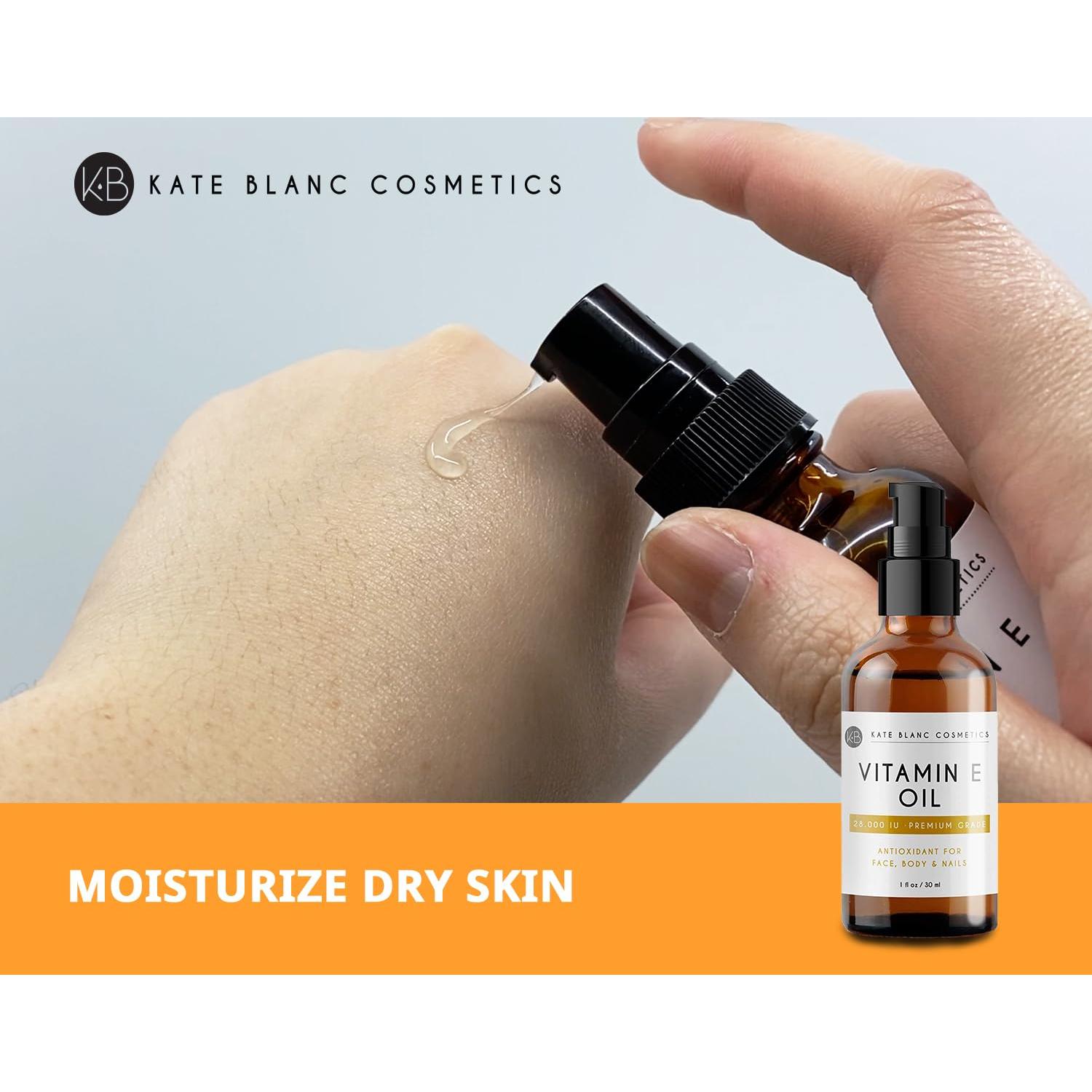 Aceite de Vitamina E Kate Blanc 28,35 ml Hidratante Piel y Cara