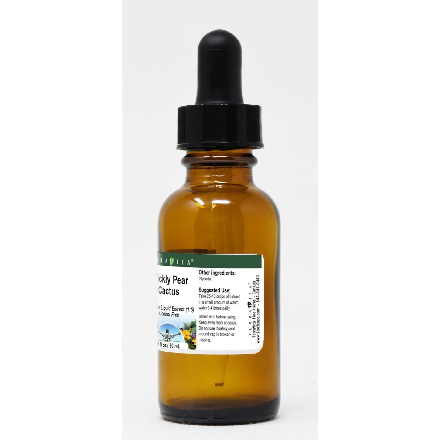 Extracto Líquido de Nopal de Pera Espinosa TerraVita 28.35 g