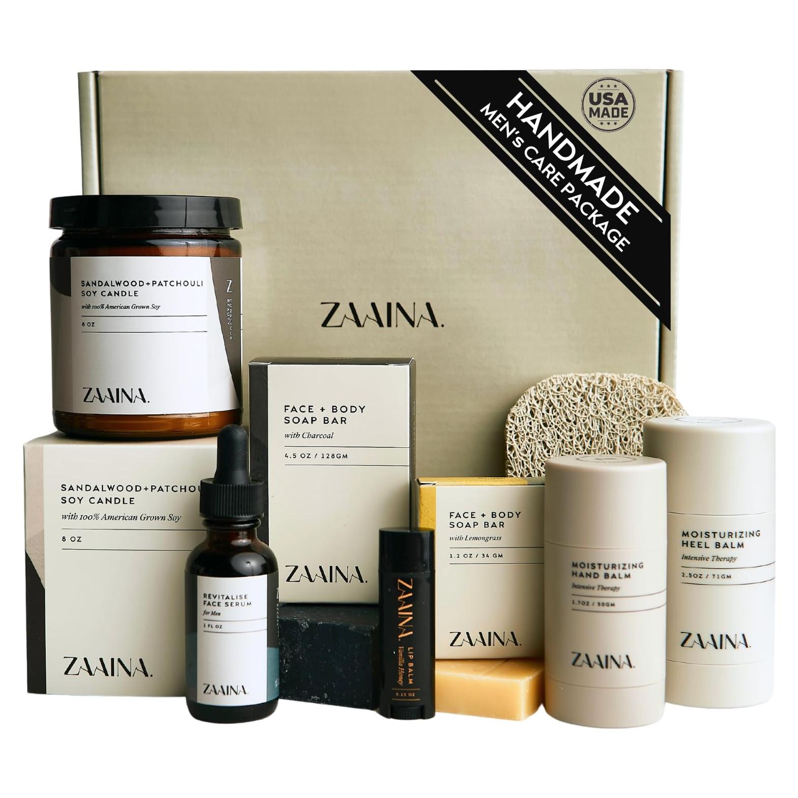 Kit de Cuidado Personal para Hombres ZAAINA - Spa de Lujo